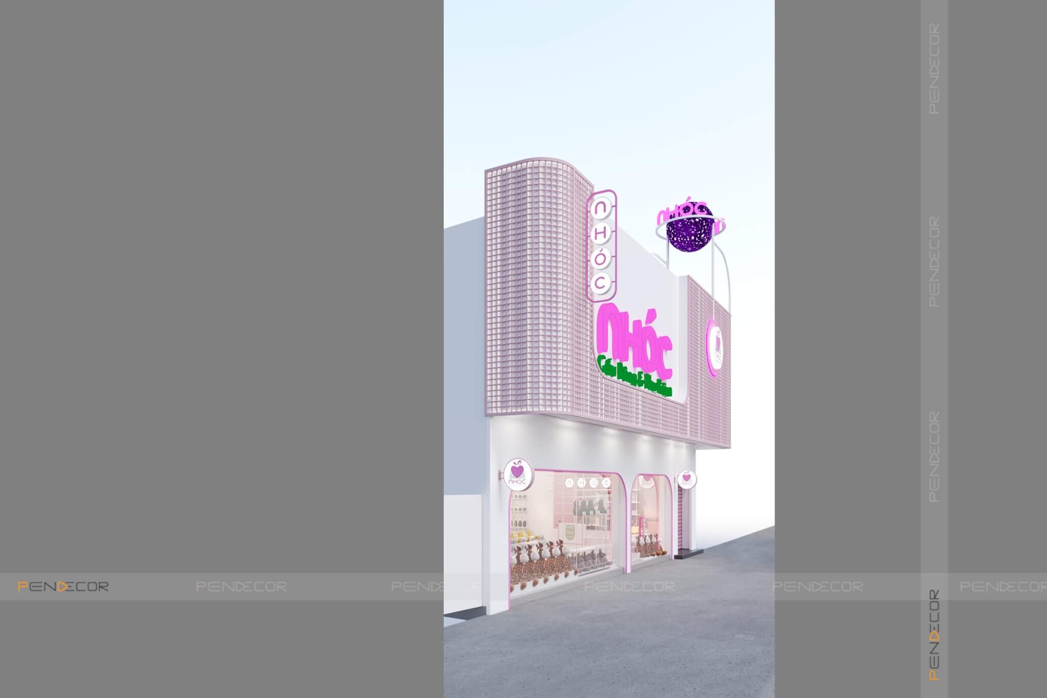 Thiết Kế Shop Gấu Bông Nhóc
