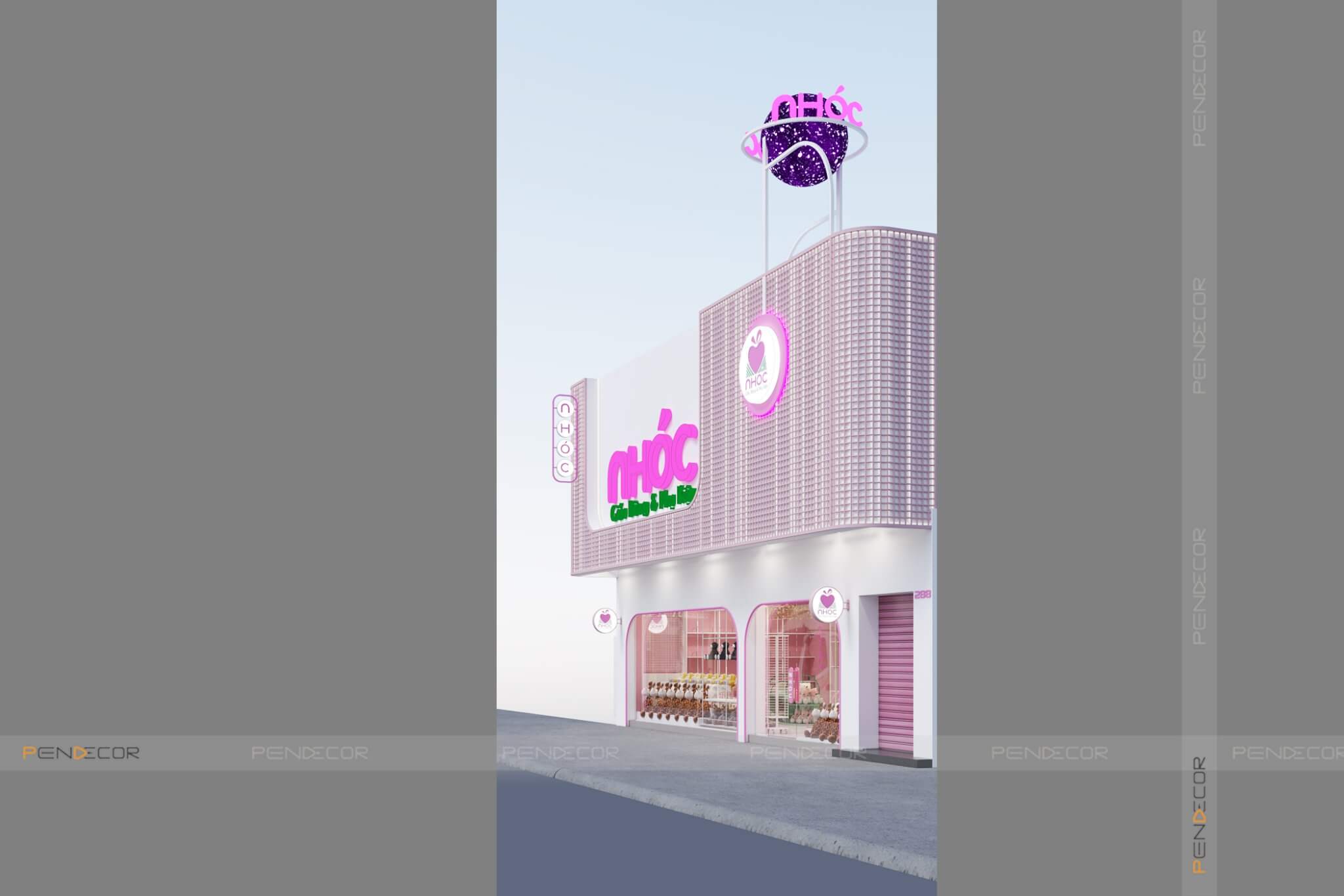 Thiết Kế Shop Gấu Bông Nhóc