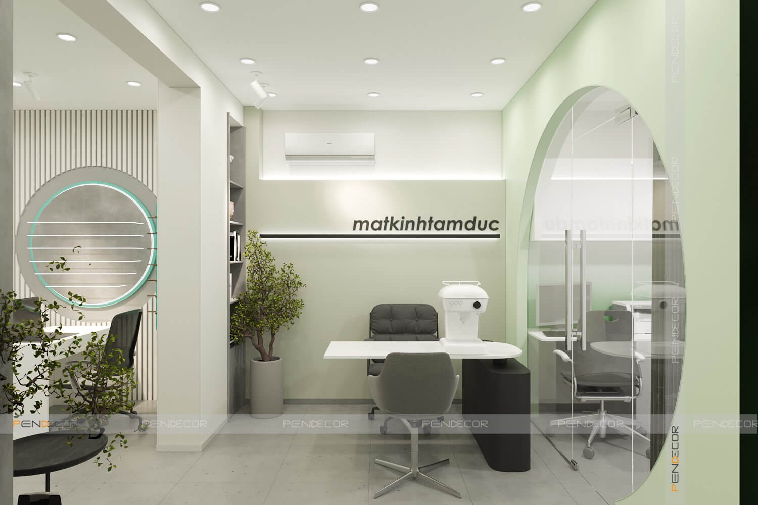 Thiết Kế Shop Mắt Kính Tâm Đức