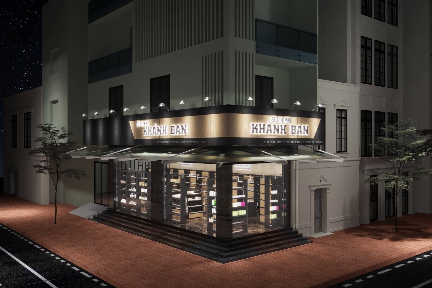 Thiết Kế Siêu Thị Mini Khánh Ban