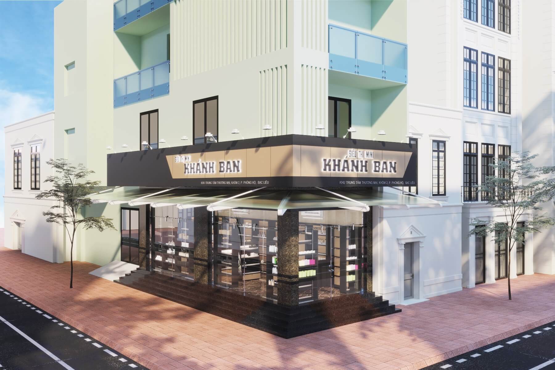 Thiết Kế Siêu Thị Mini Khánh Ban