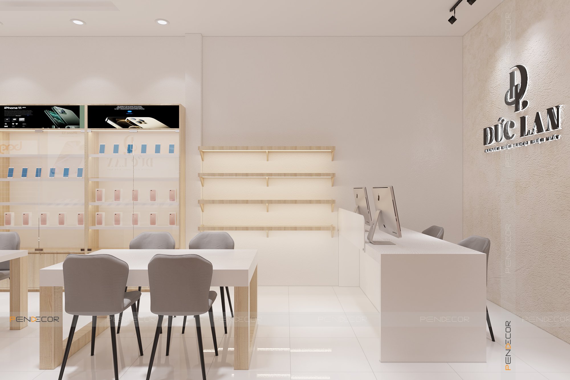 Thiết Kế Shop Điện Thoại Đức Lan