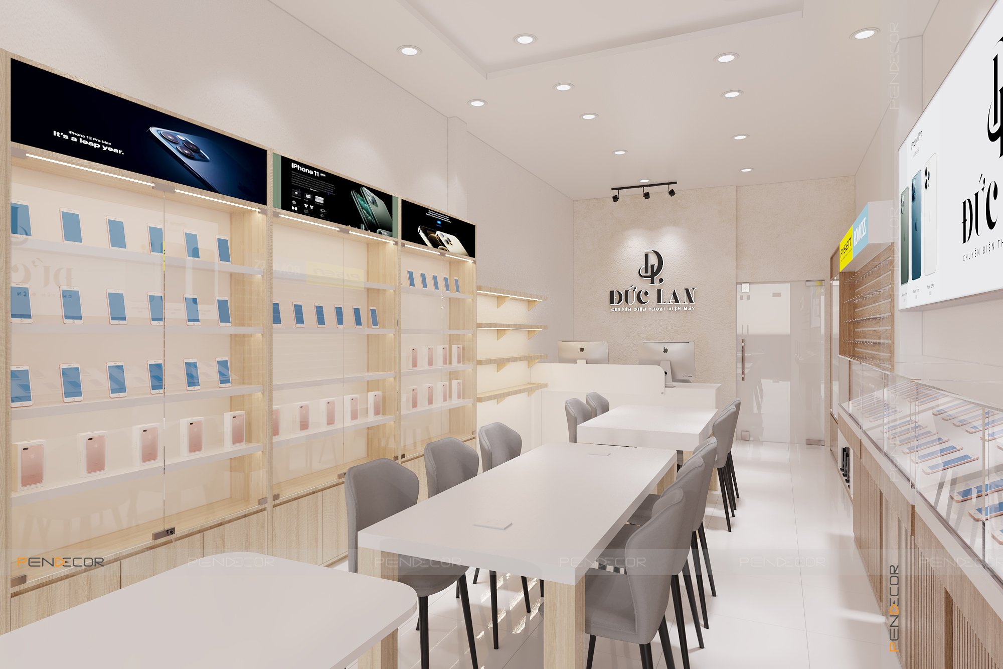 Thiết Kế Shop Điện Thoại Đức Lan