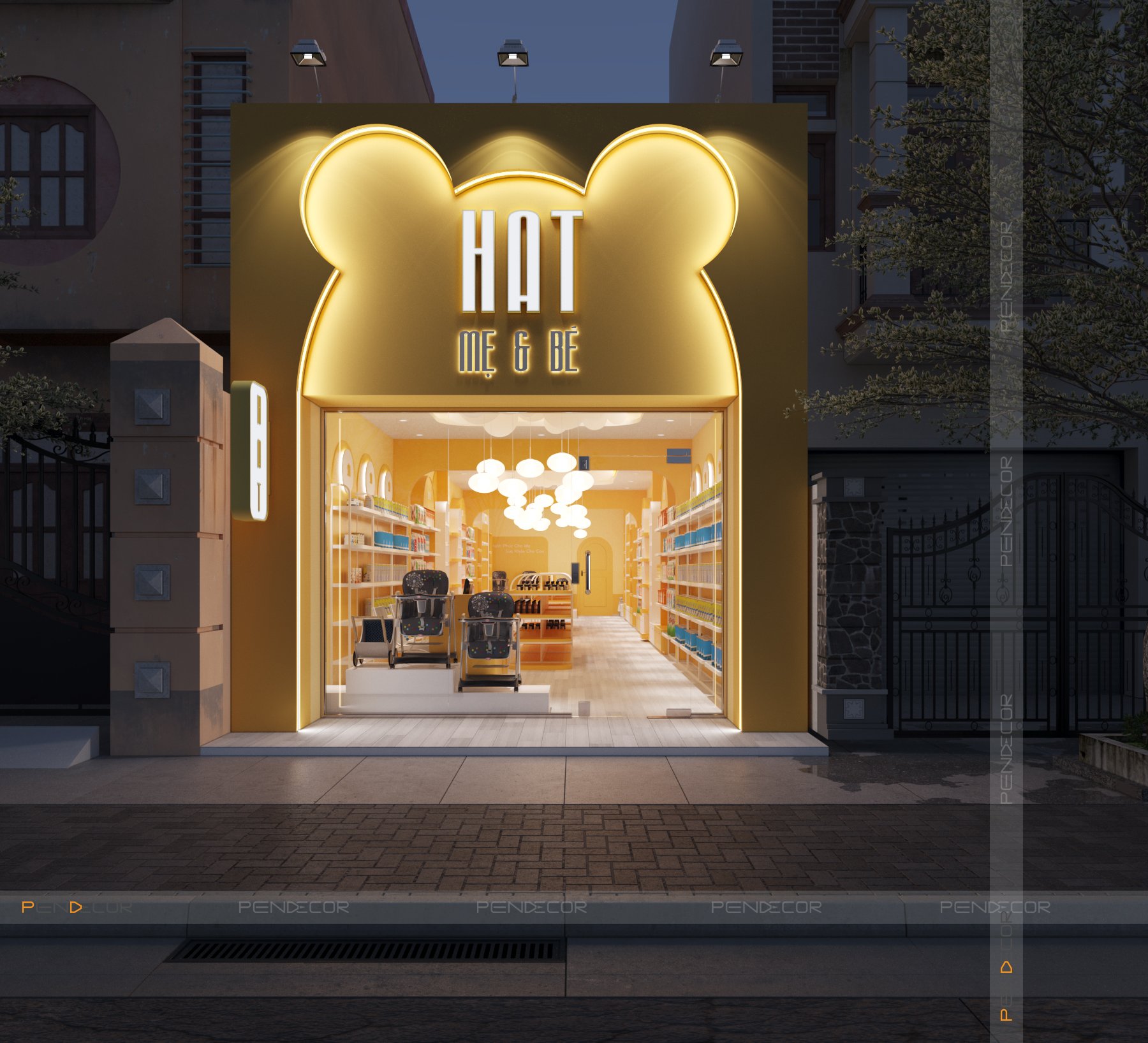 Thiết Kế Shop Mẹ và Bé HAT