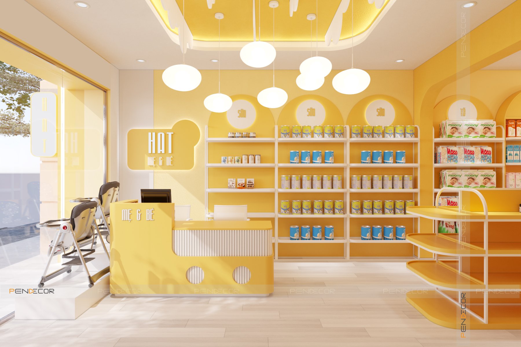 Thiết Kế Shop Mẹ và Bé HAT