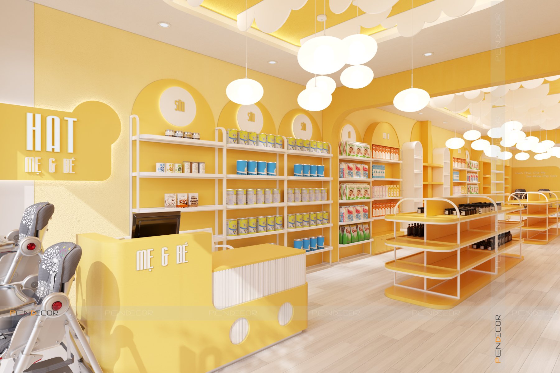 Thiết Kế Shop Mẹ và Bé HAT