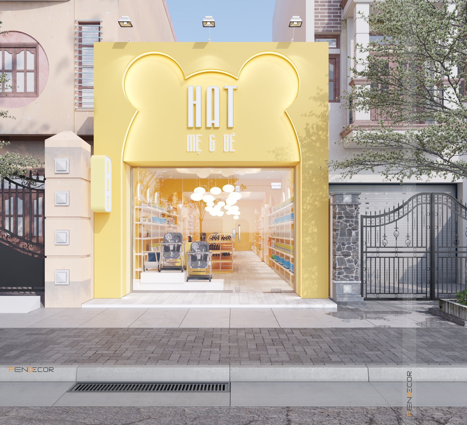 Thiết Kế Shop Mẹ và Bé HAT