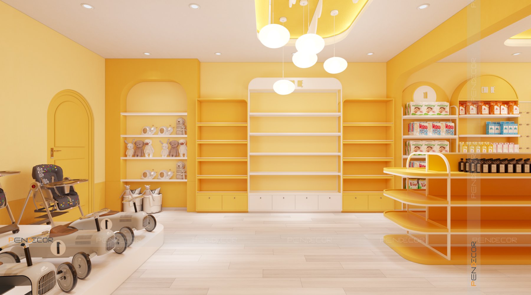 Thiết Kế Shop Mẹ và Bé HAT