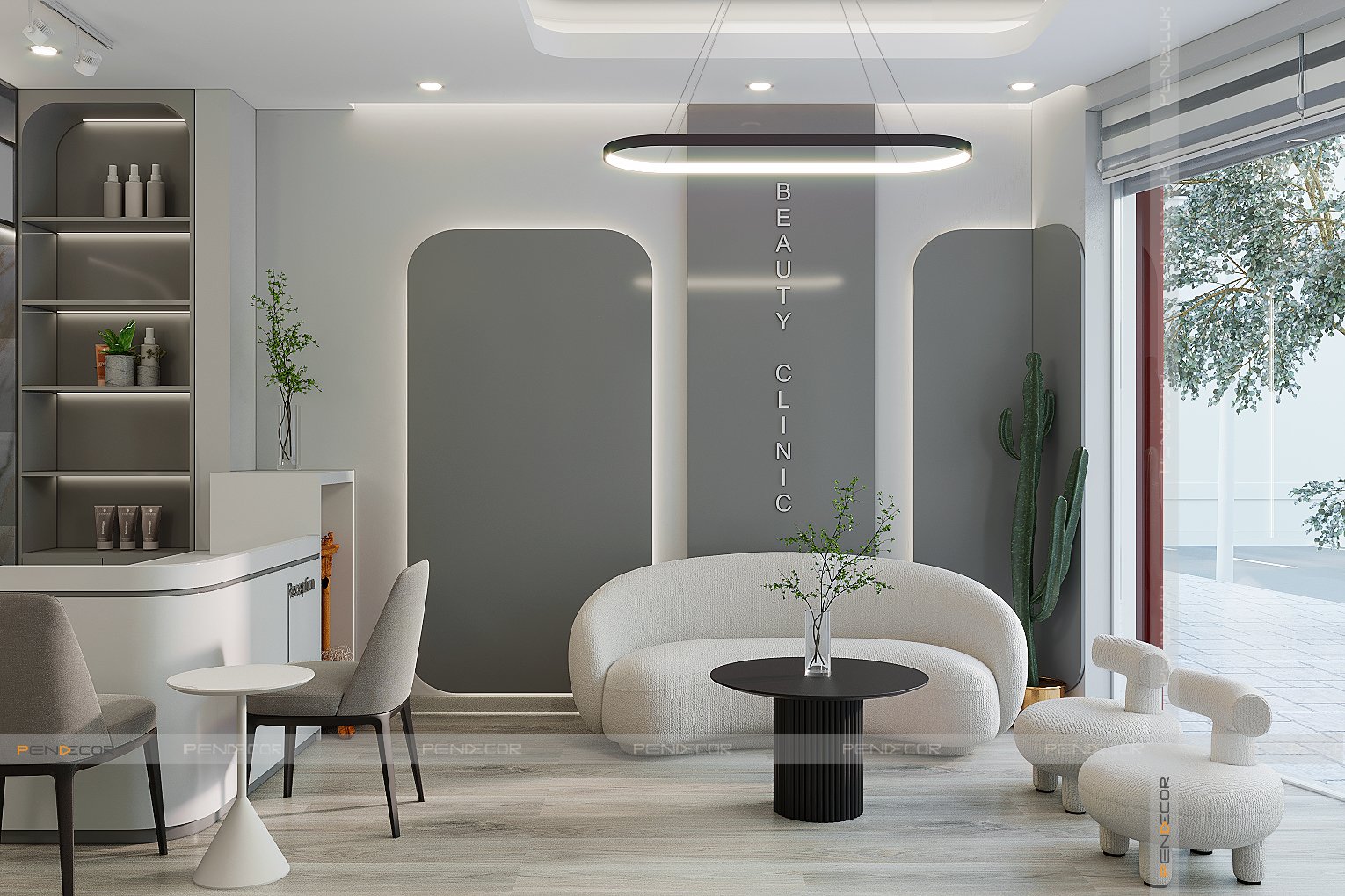 Thiết Kế Shop Hương Đào Spa