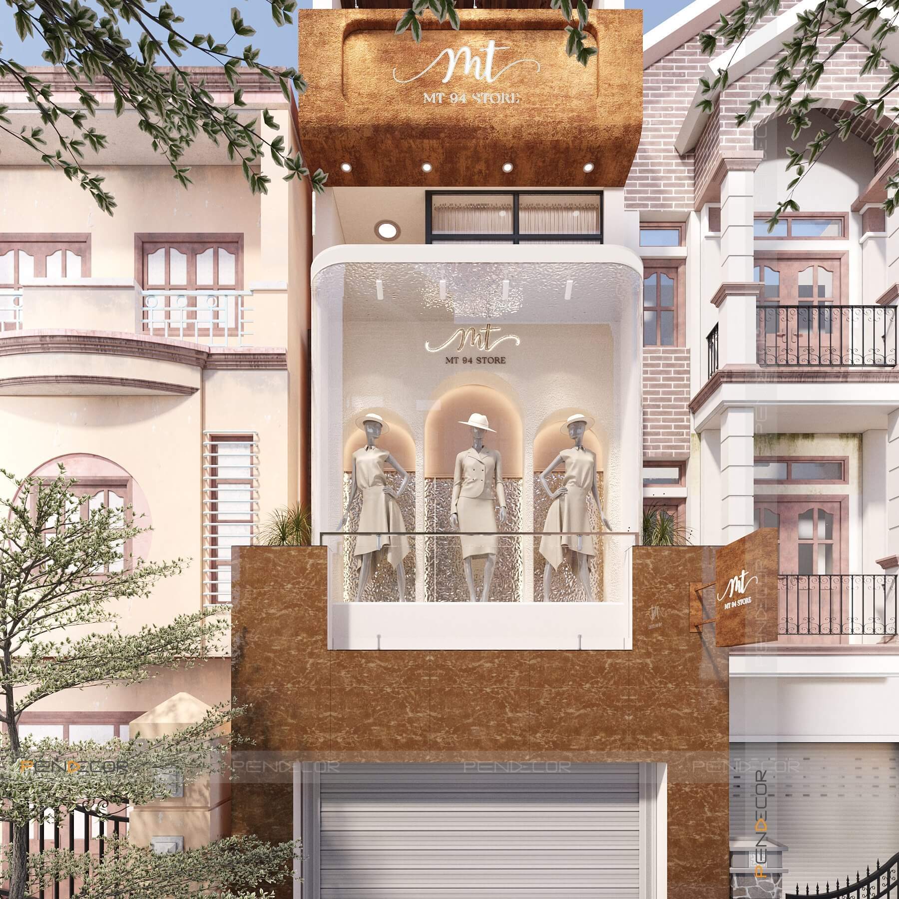 Thiết Kế Shop Thời Trang Nữ MT 94 Store