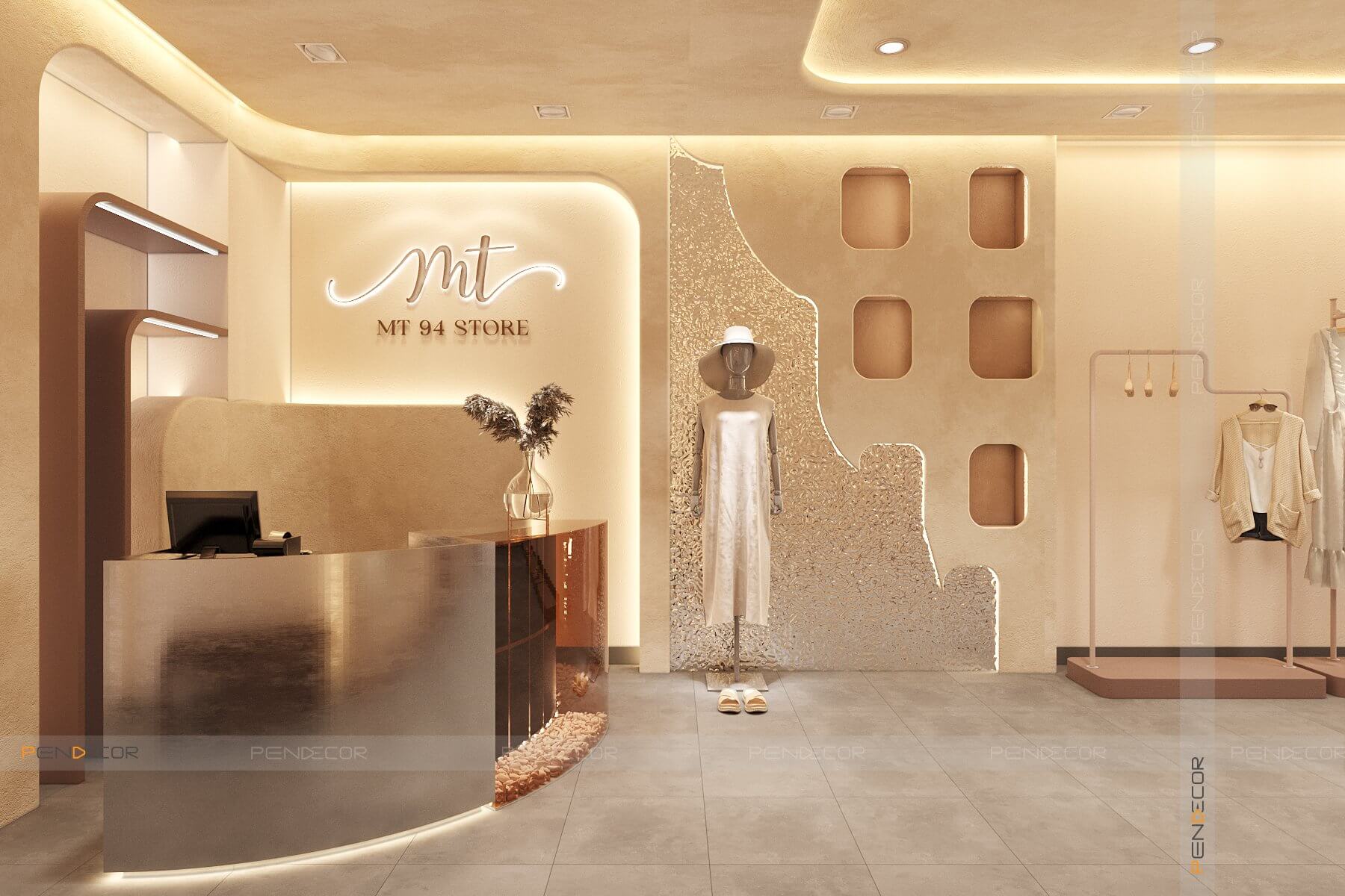 Thiết Kế Shop Thời Trang Nữ MT 94 Store