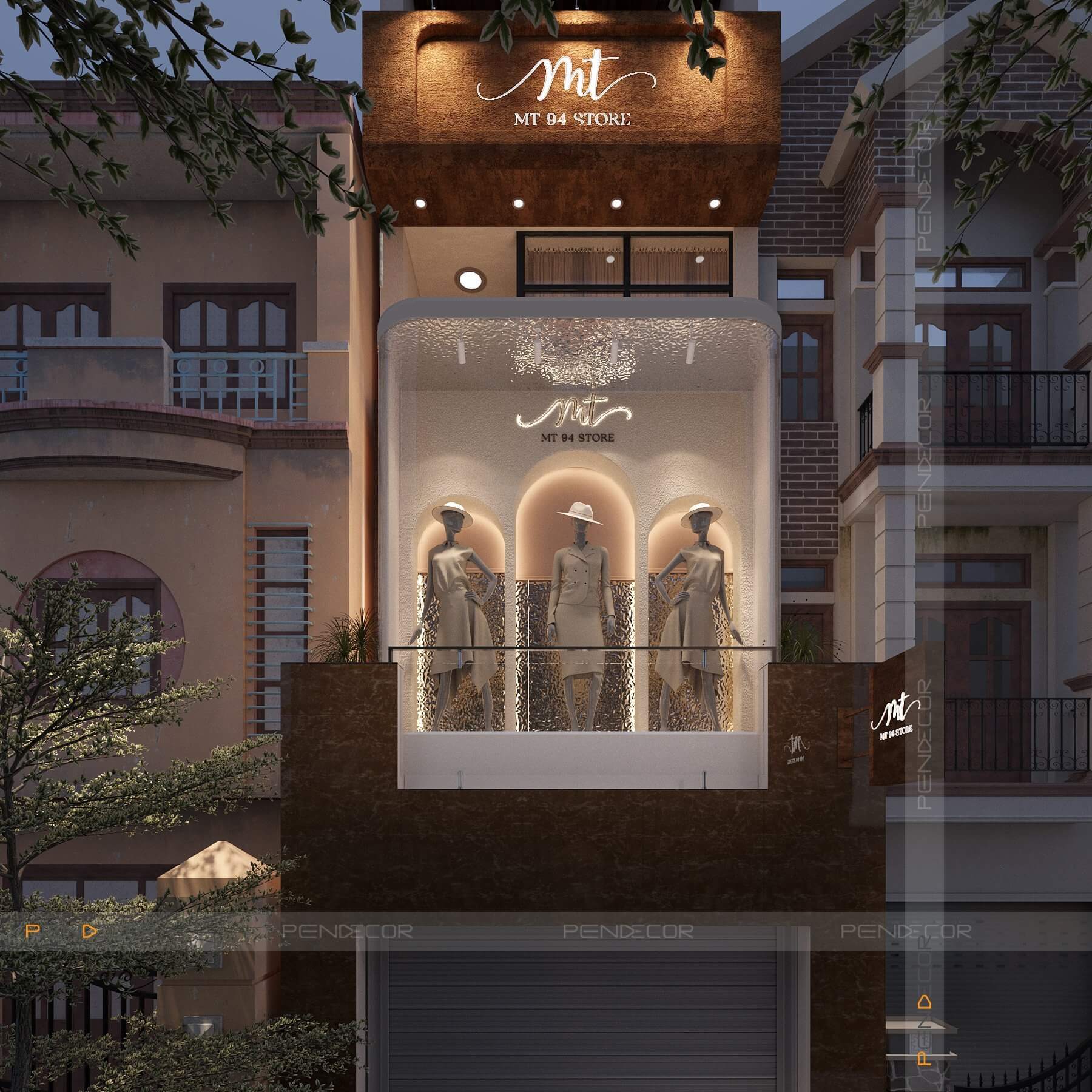 Thiết Kế Shop Thời Trang Nữ MT 94 Store