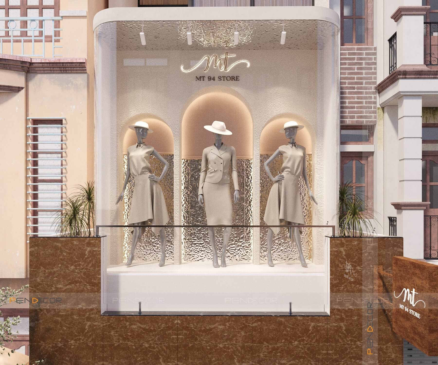 Thiết Kế Shop Thời Trang Nữ MT 94 Store