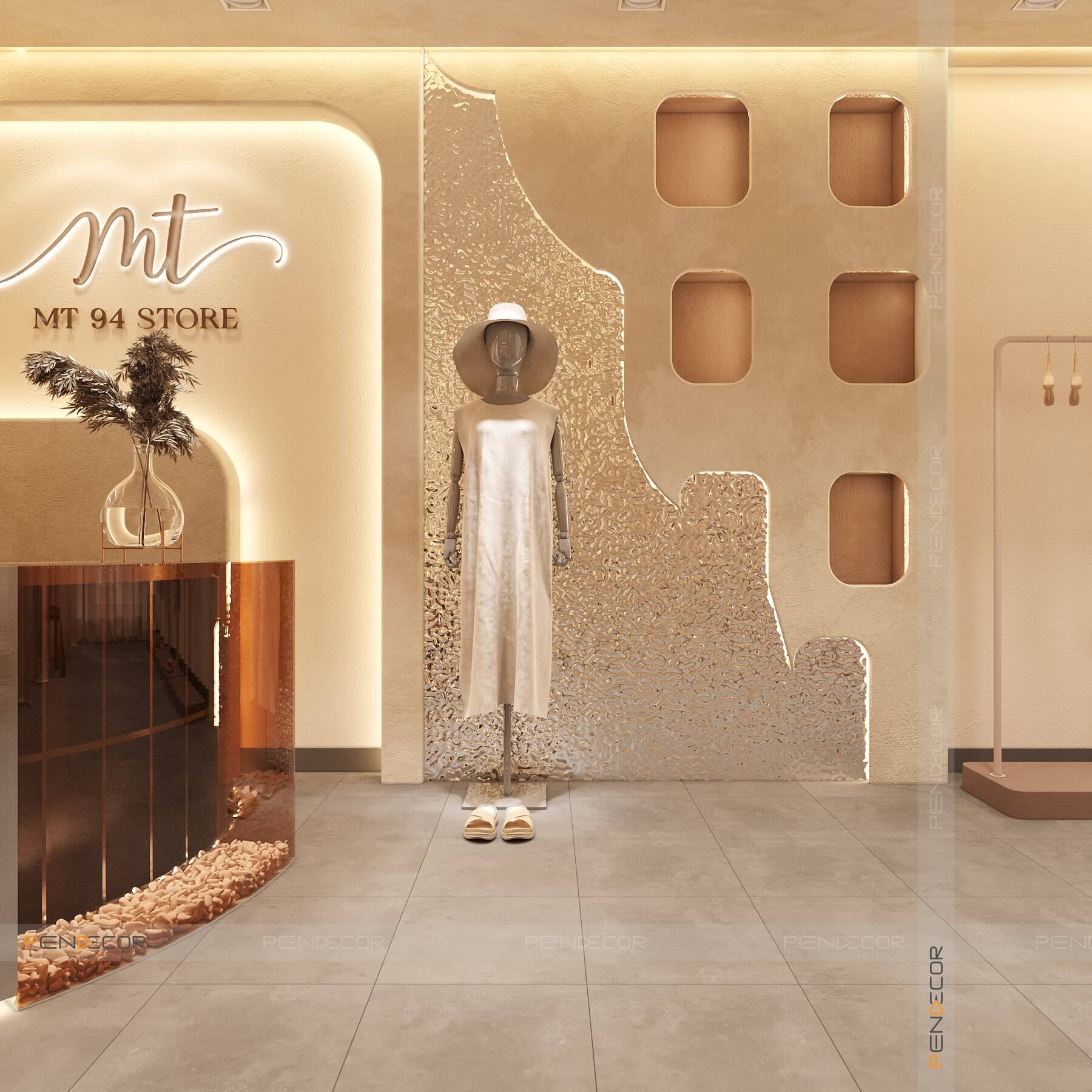 Thiết Kế Shop Thời Trang Nữ MT 94 Store