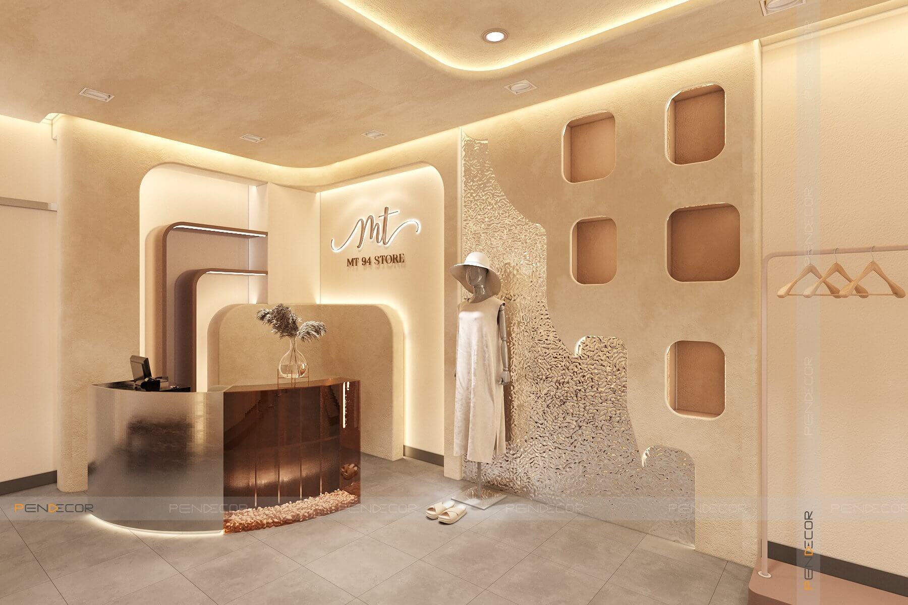 Thiết Kế Shop Thời Trang Nữ MT 94 Store