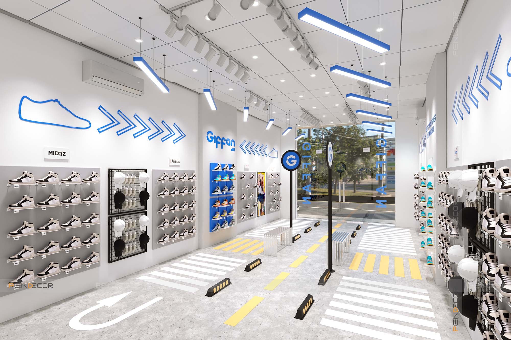 Thiết Kế Shop Giày Dép Giffan