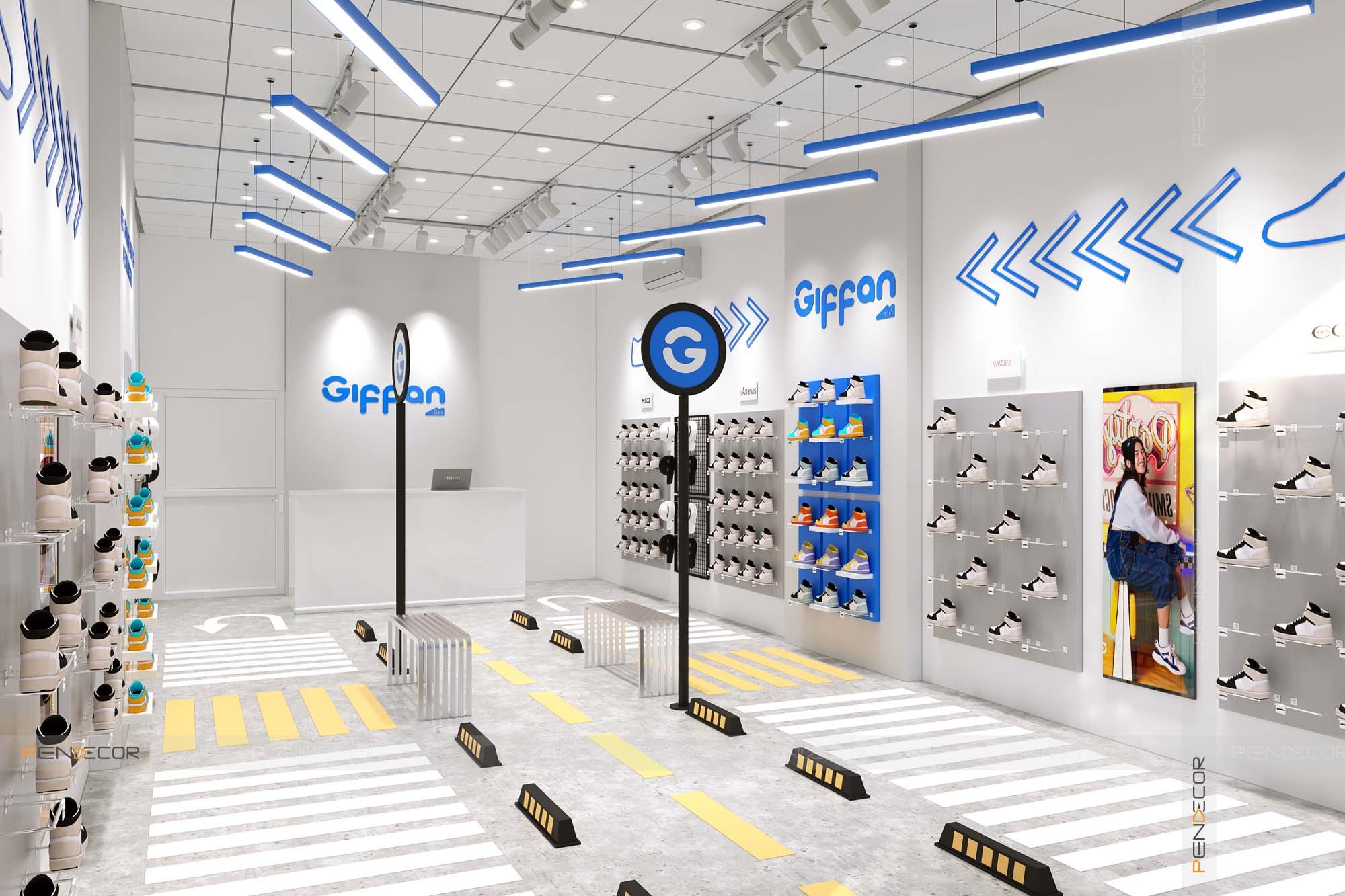 Thiết Kế Shop Giày Dép Giffan