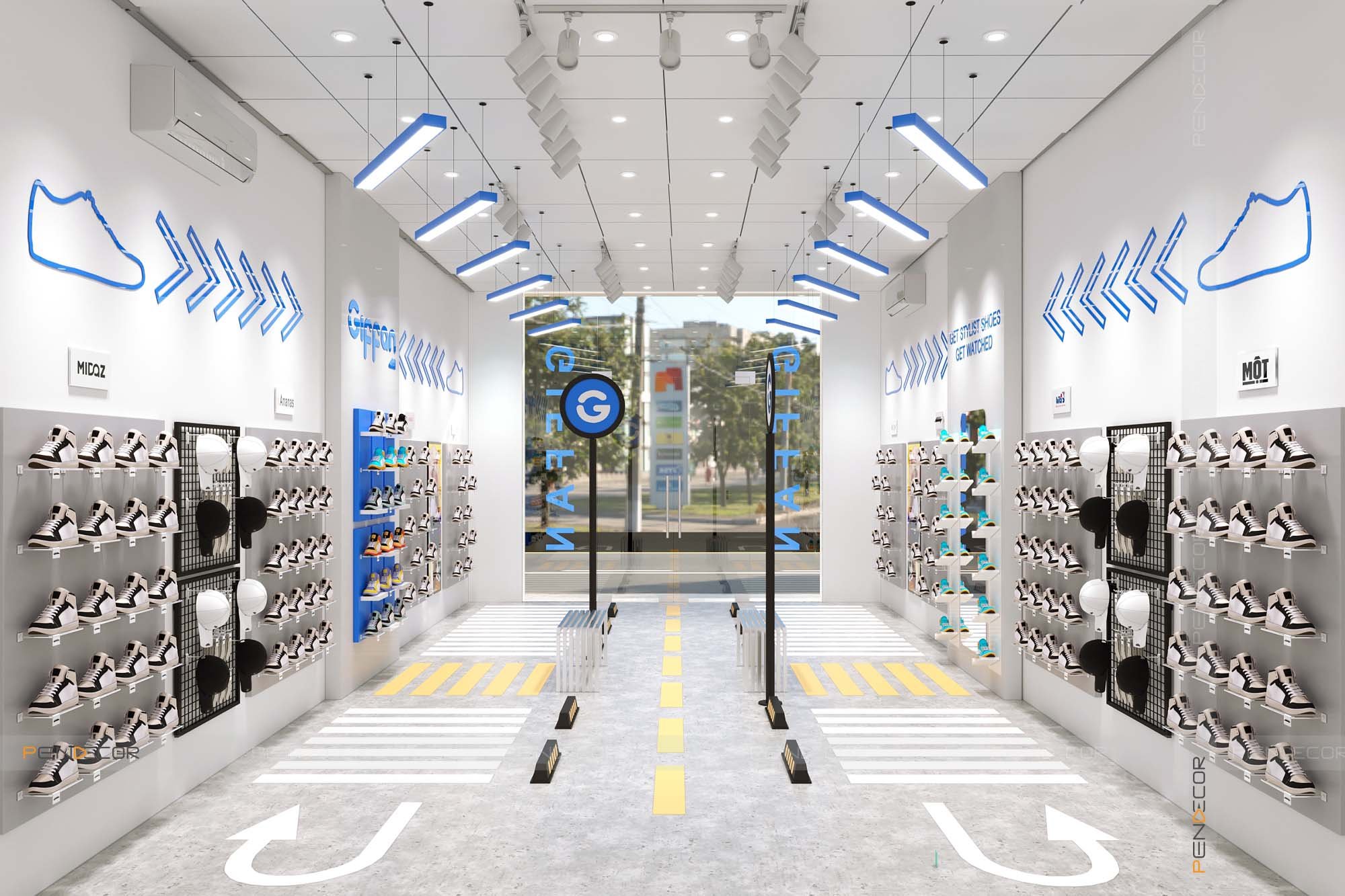 Thiết Kế Shop Giày Dép Giffan