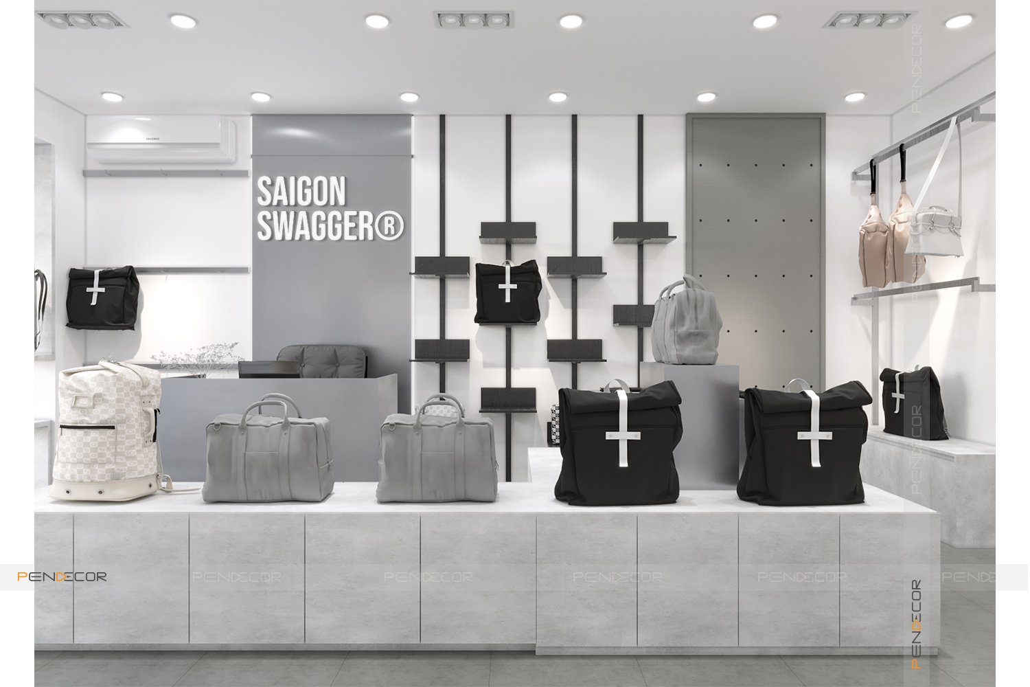 Thiết Kế Shop Túi Xách Saigon Swagger