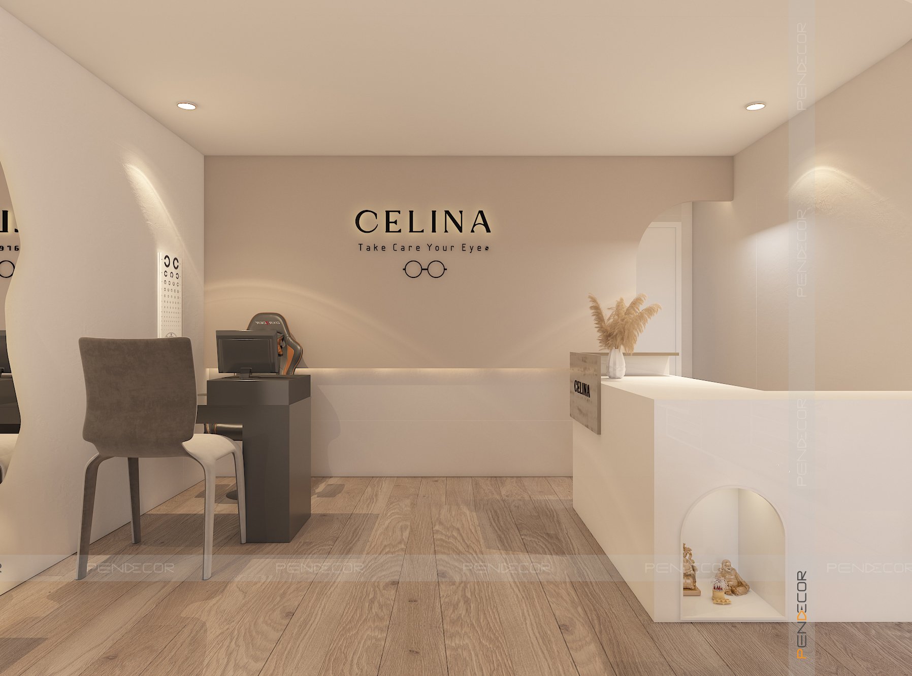 Thiết Kế Shop Mắt Kính Celina Glasses