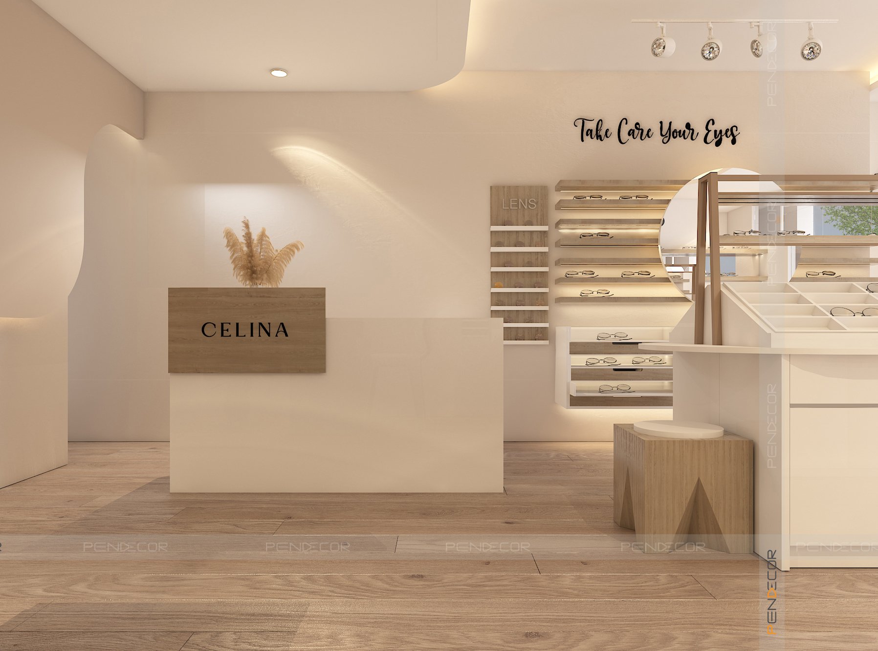 Thiết Kế Shop Mắt Kính Celina Glasses