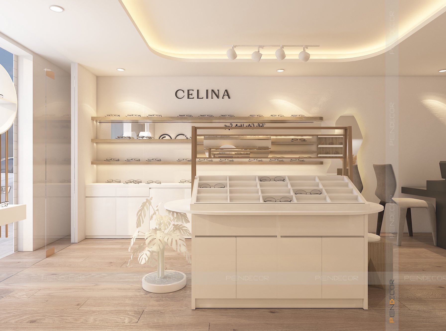 Thiết Kế Shop Mắt Kính Celina Glasses