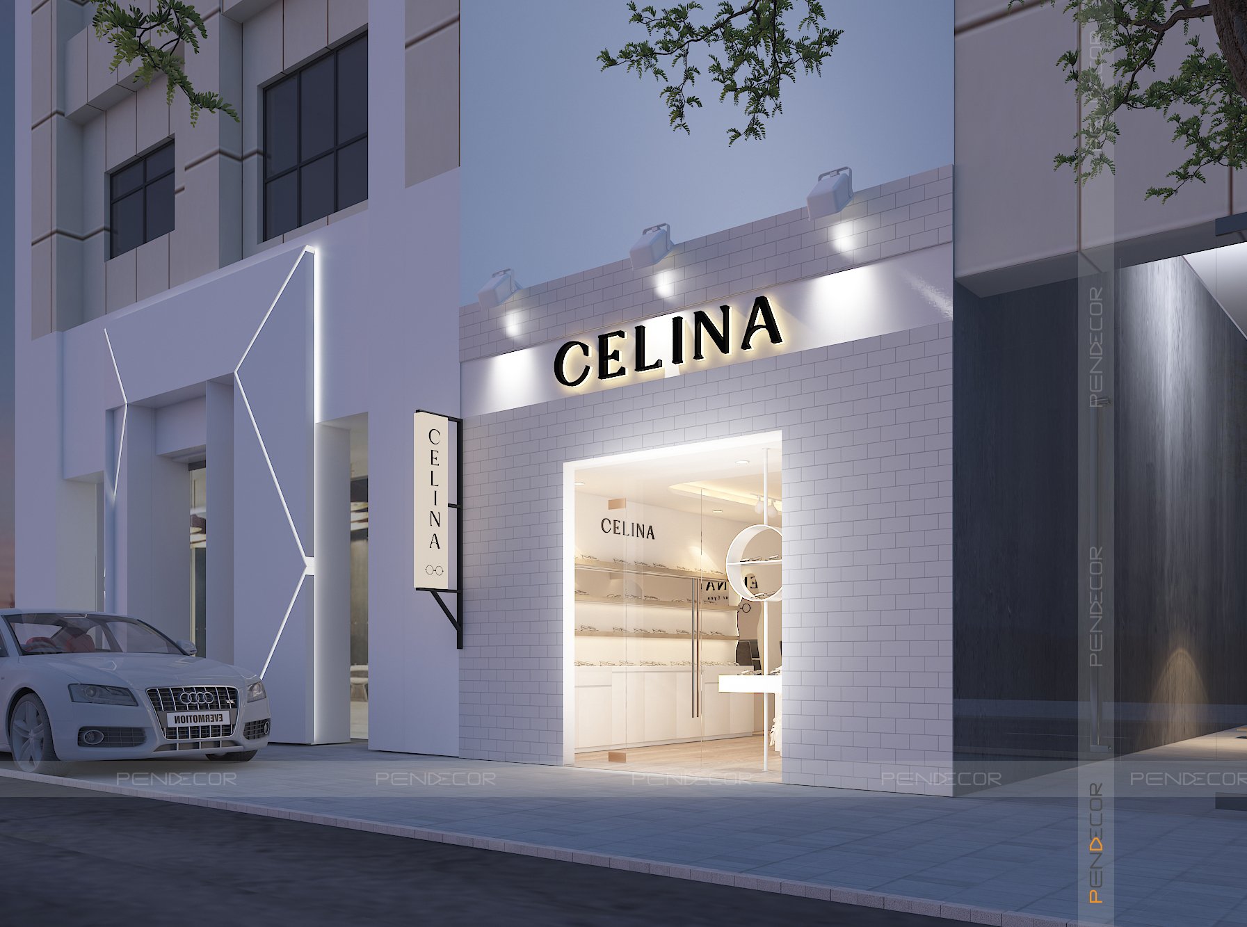 Thiết Kế Shop Mắt Kính Celina Glasses