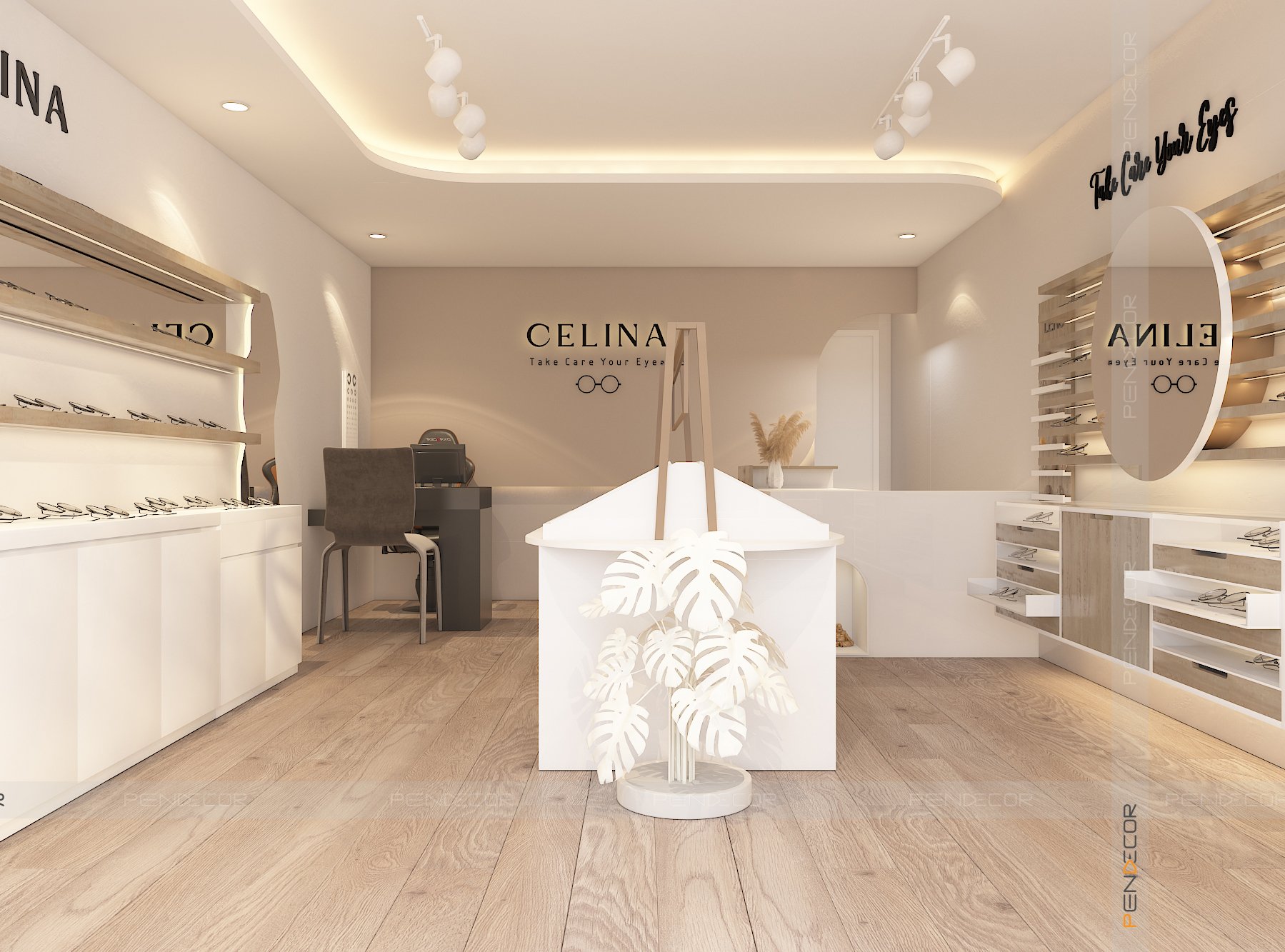 Thiết Kế Shop Mắt Kính Celina Glasses