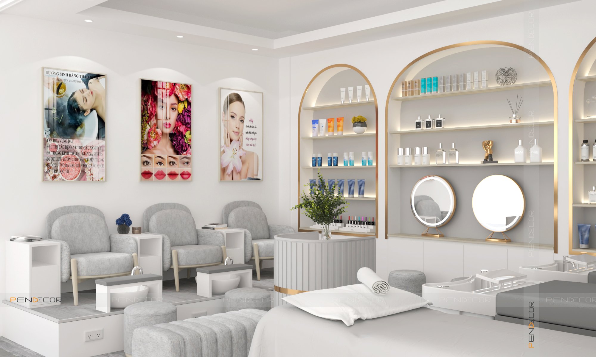 Thiết Kế Shop Happy Spa Nail