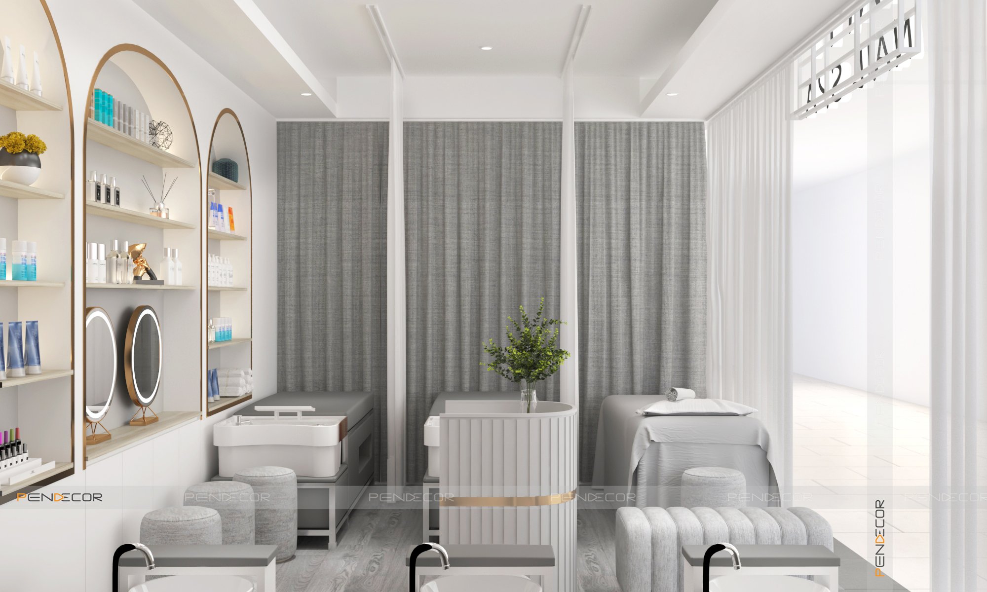 Thiết Kế Shop Happy Spa Nail