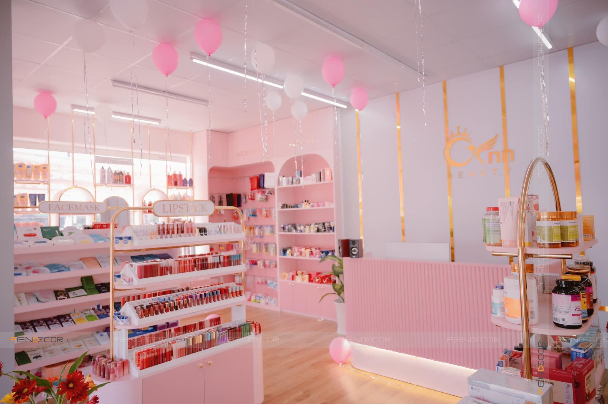 Thi Công Shop Mỹ Phẩm Cynn