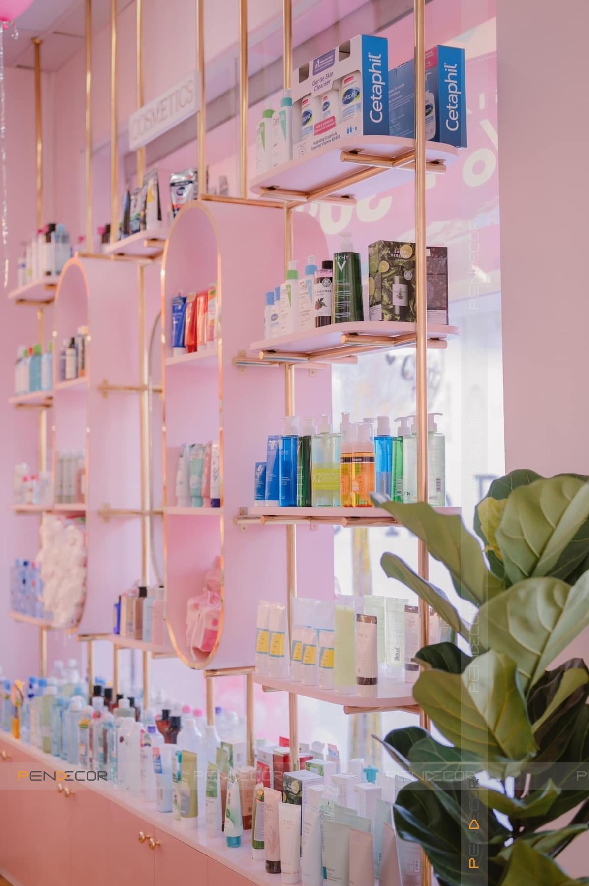 Thi Công Shop Mỹ Phẩm Cynn