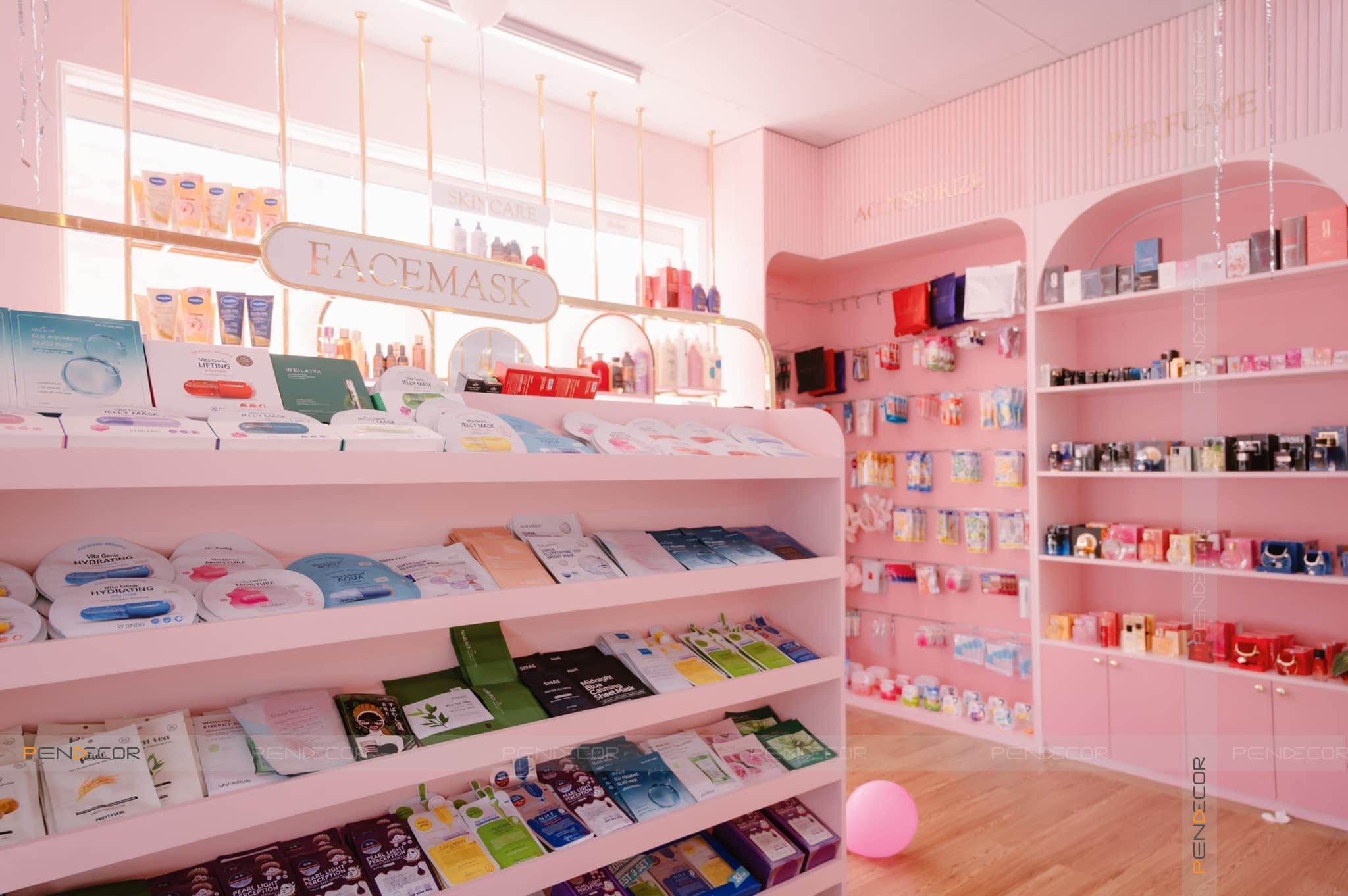 Thi Công Shop Mỹ Phẩm Cynn