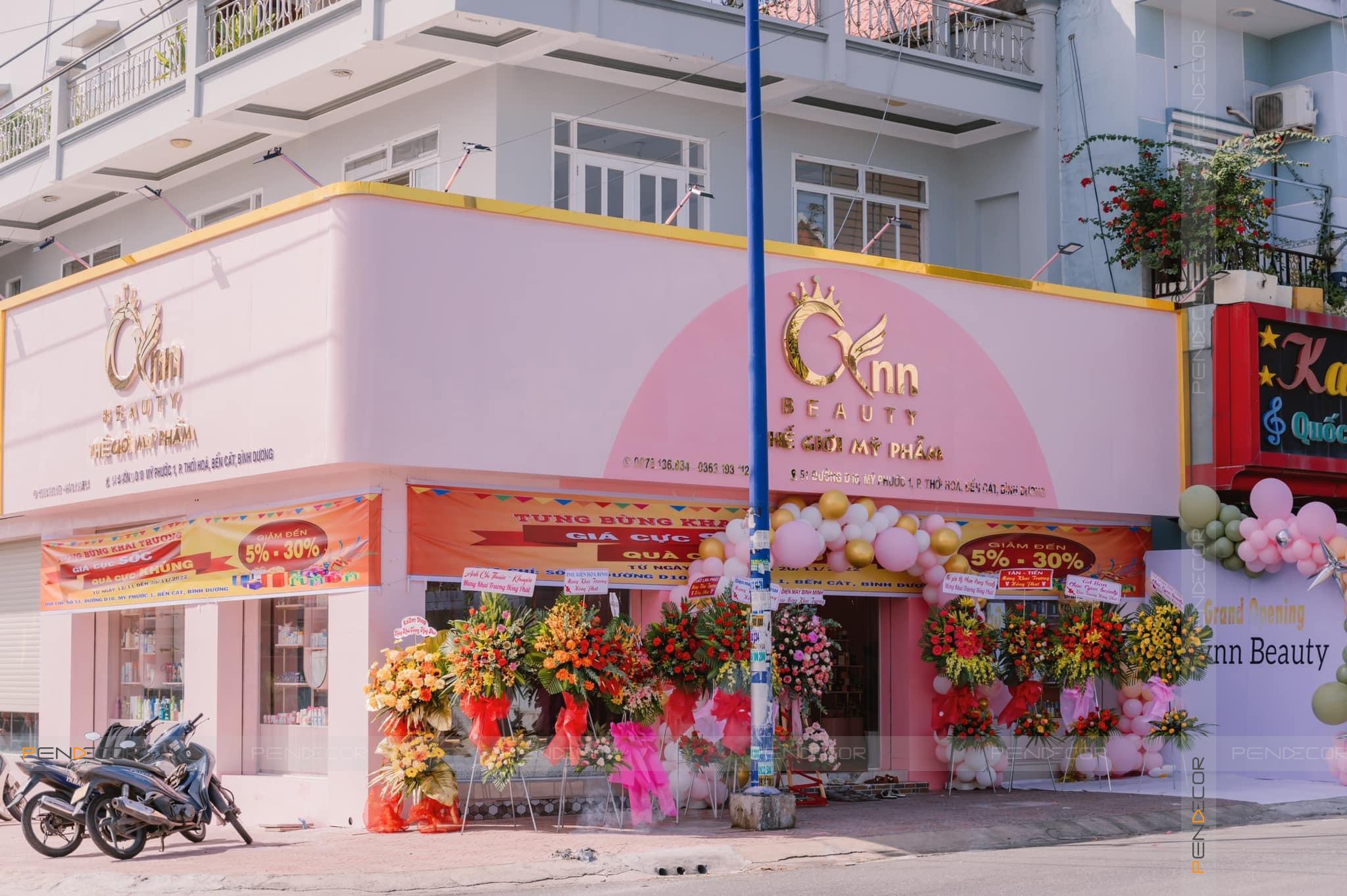 Thi Công Shop Mỹ Phẩm Cynn