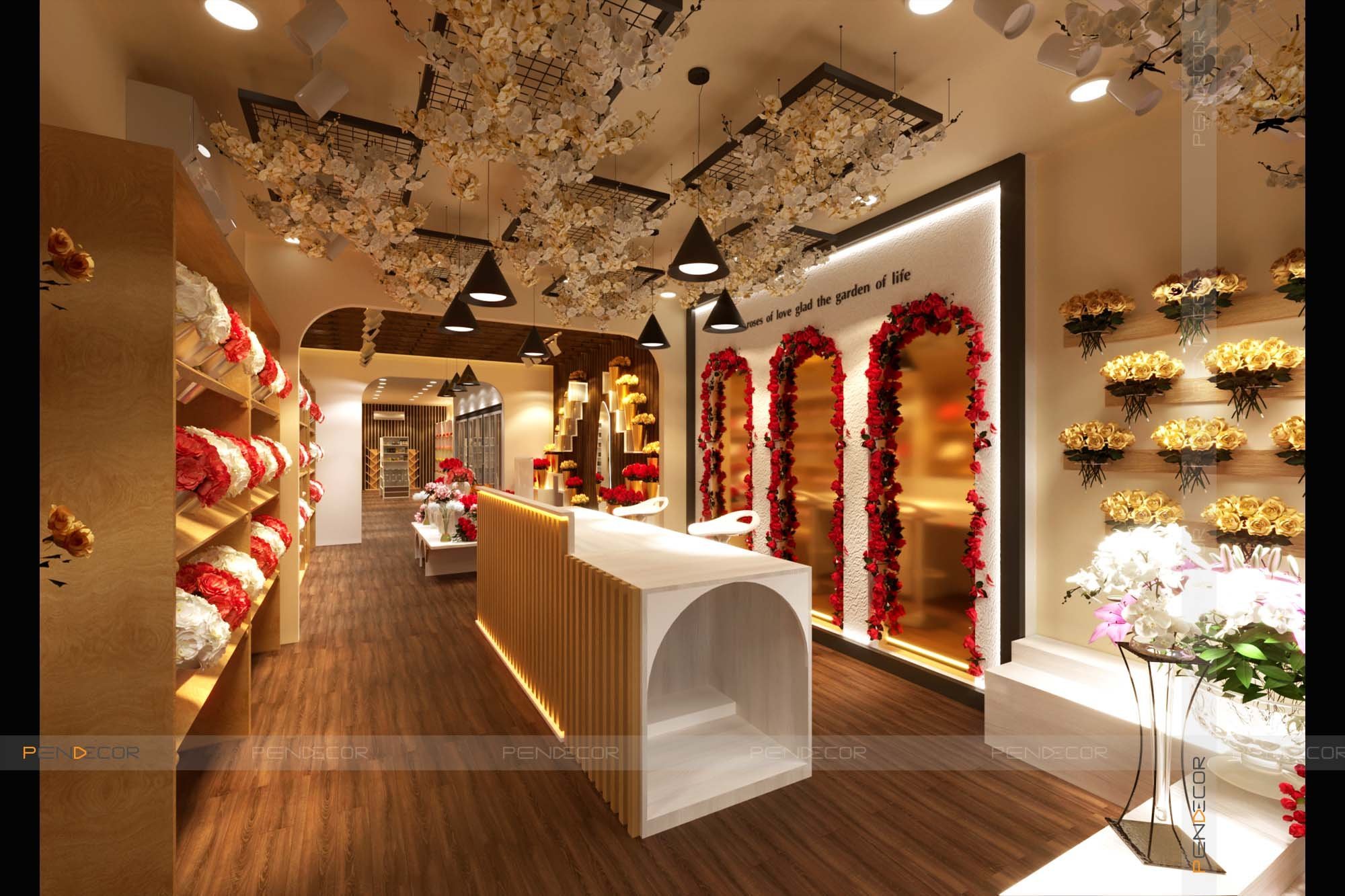 Thiết Kế Shop Hoa và Trái Cây LANA