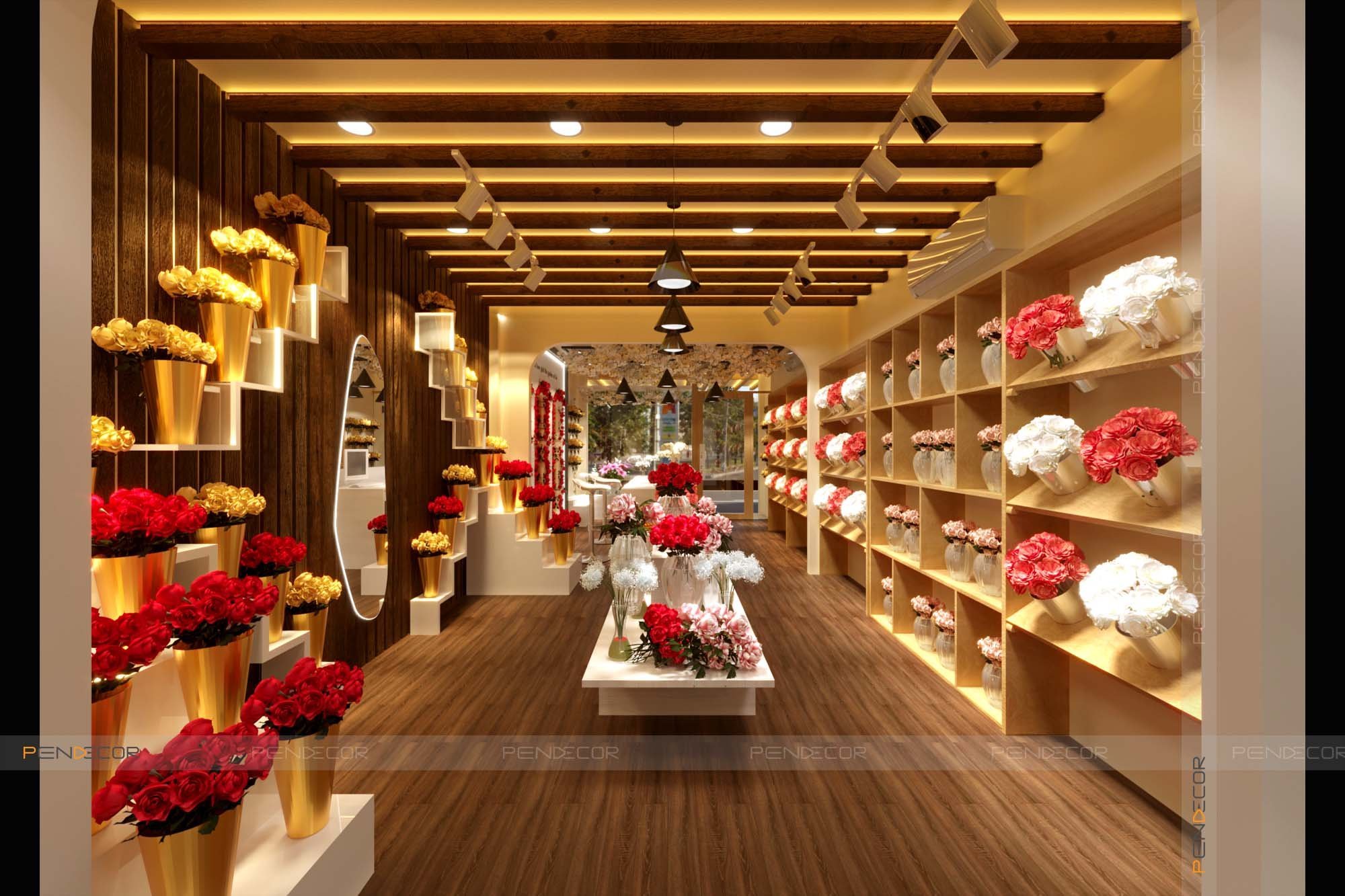 Thiết Kế Shop Hoa và Trái Cây LANA