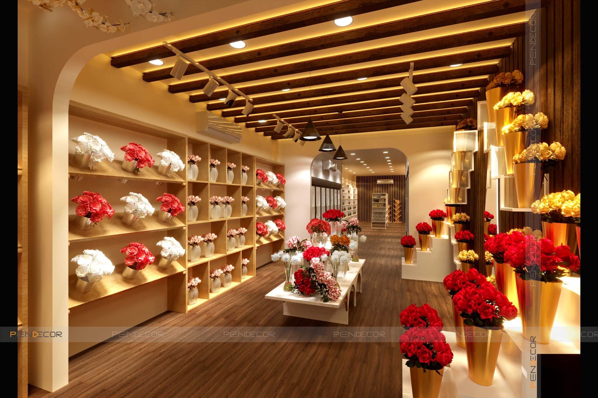 Thiết Kế Shop Hoa và Trái Cây LANA