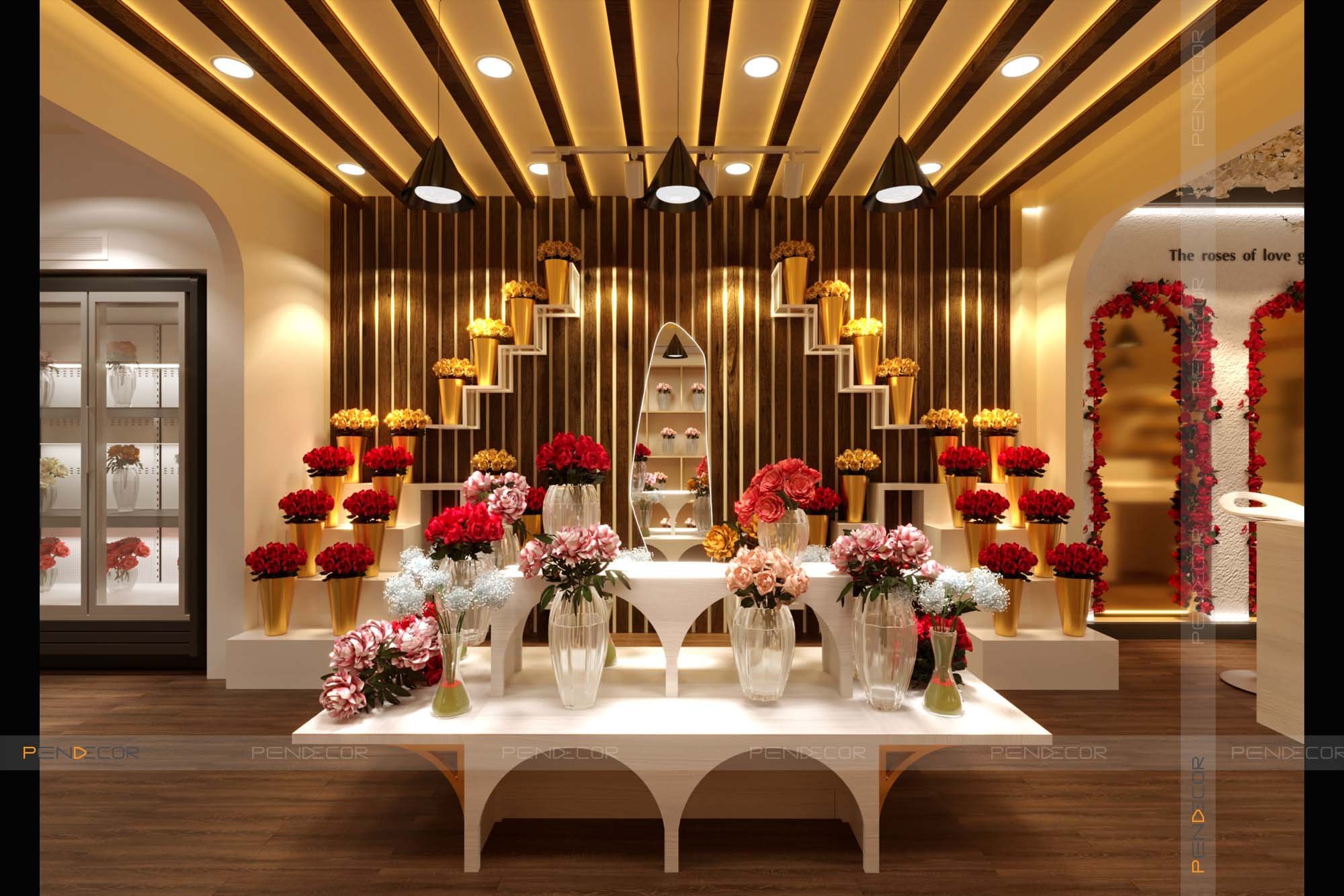 Thiết Kế Shop Hoa và Trái Cây LANA