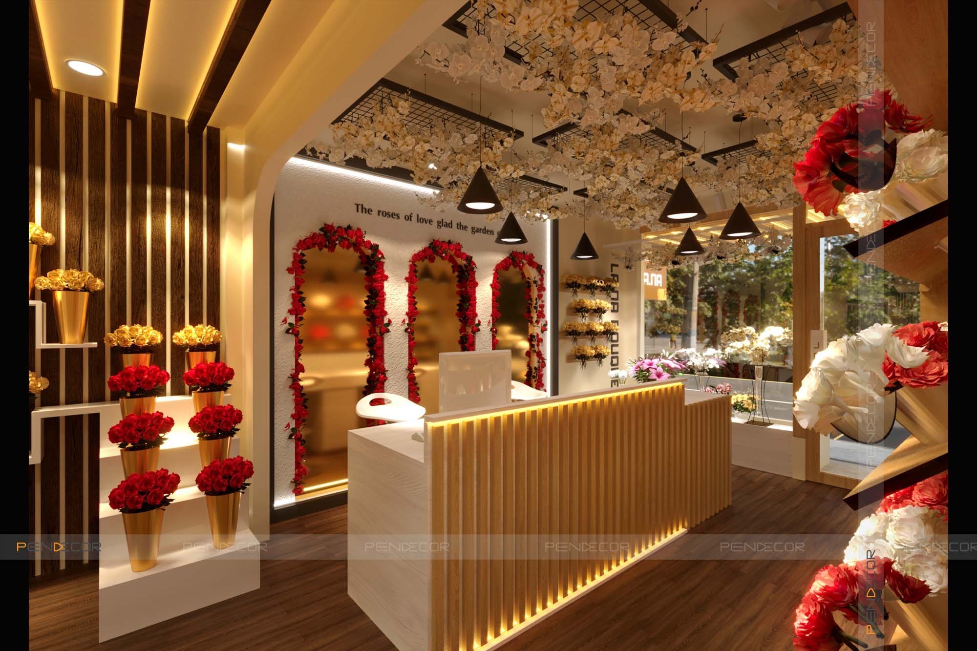 Thiết Kế Shop Hoa và Trái Cây LANA