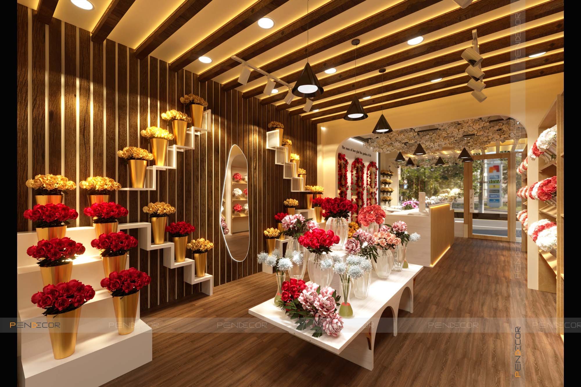 Thiết Kế Shop Hoa và Trái Cây LANA