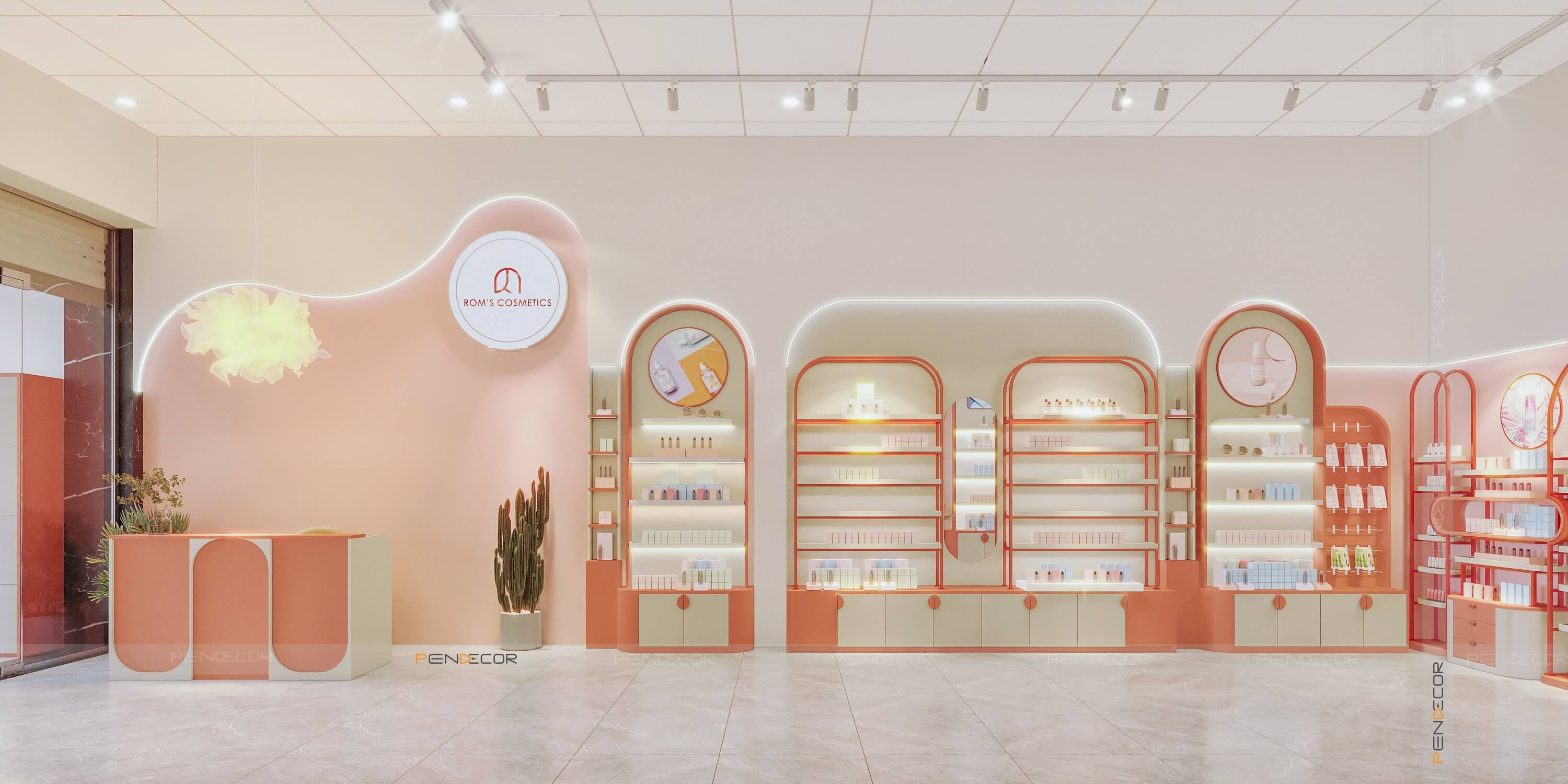 Thiết Kế Shop Mỹ Phẩm Rom's Cosmetics