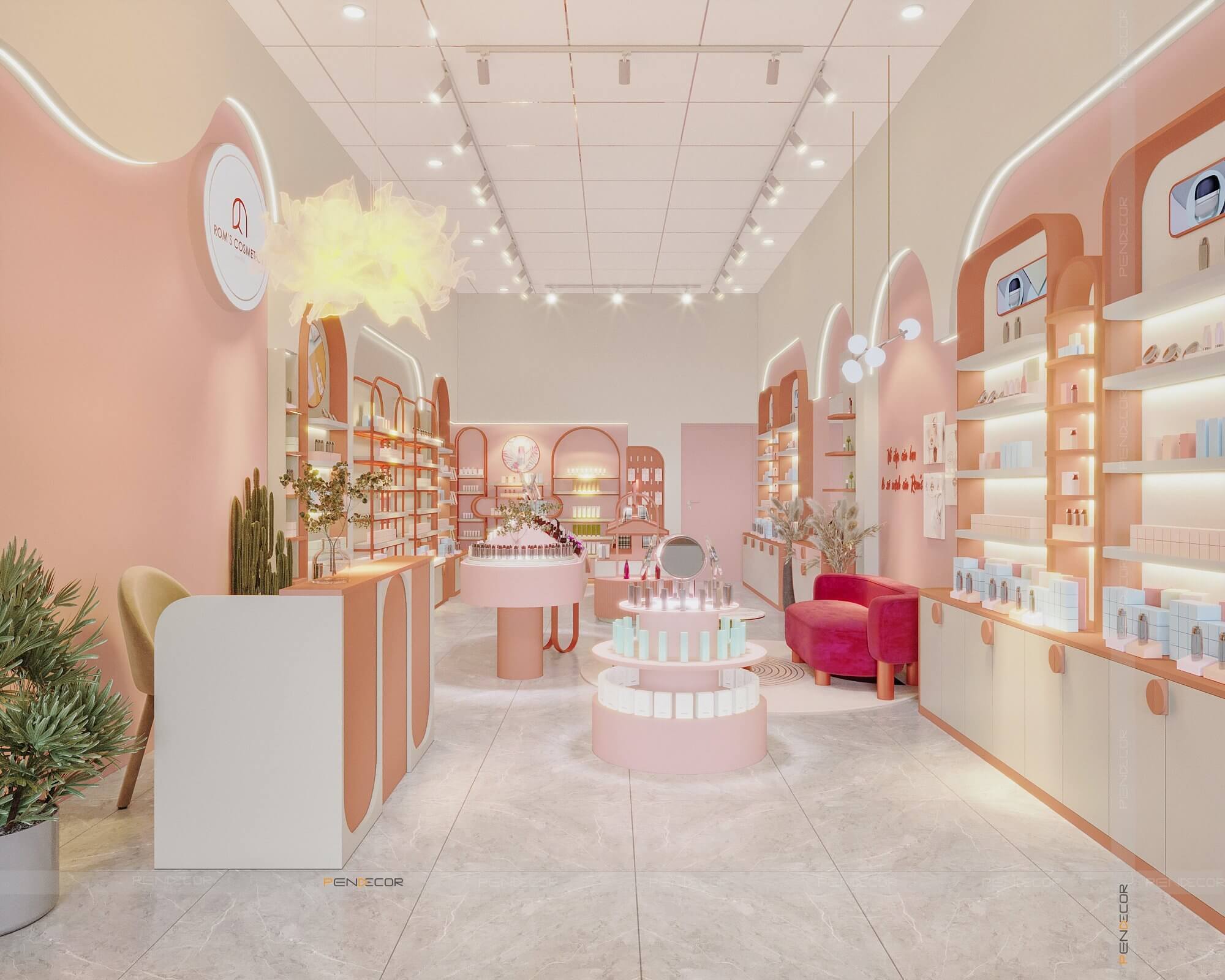 Thiết Kế Shop Mỹ Phẩm Rom's Cosmetics