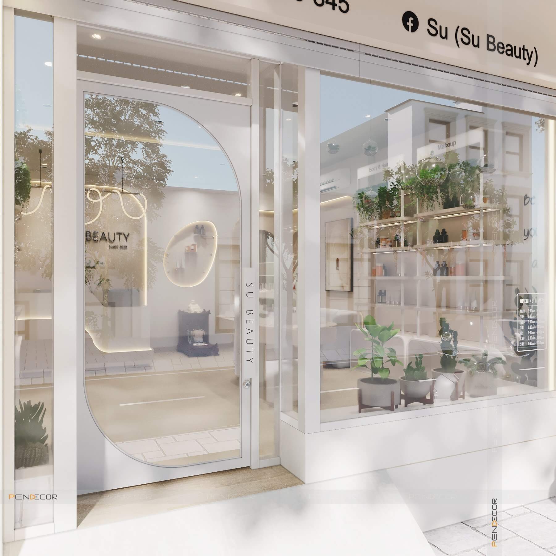 Thiết Kế Shop Mỹ Phẩm Su Beauty