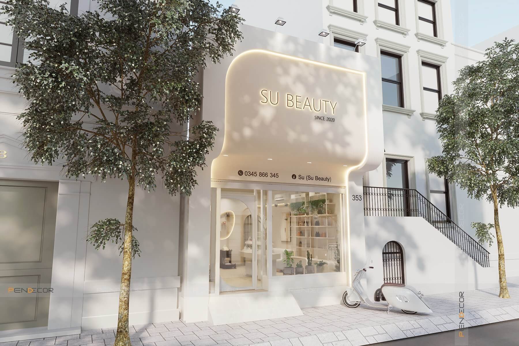 Thiết Kế Shop Mỹ Phẩm Su Beauty