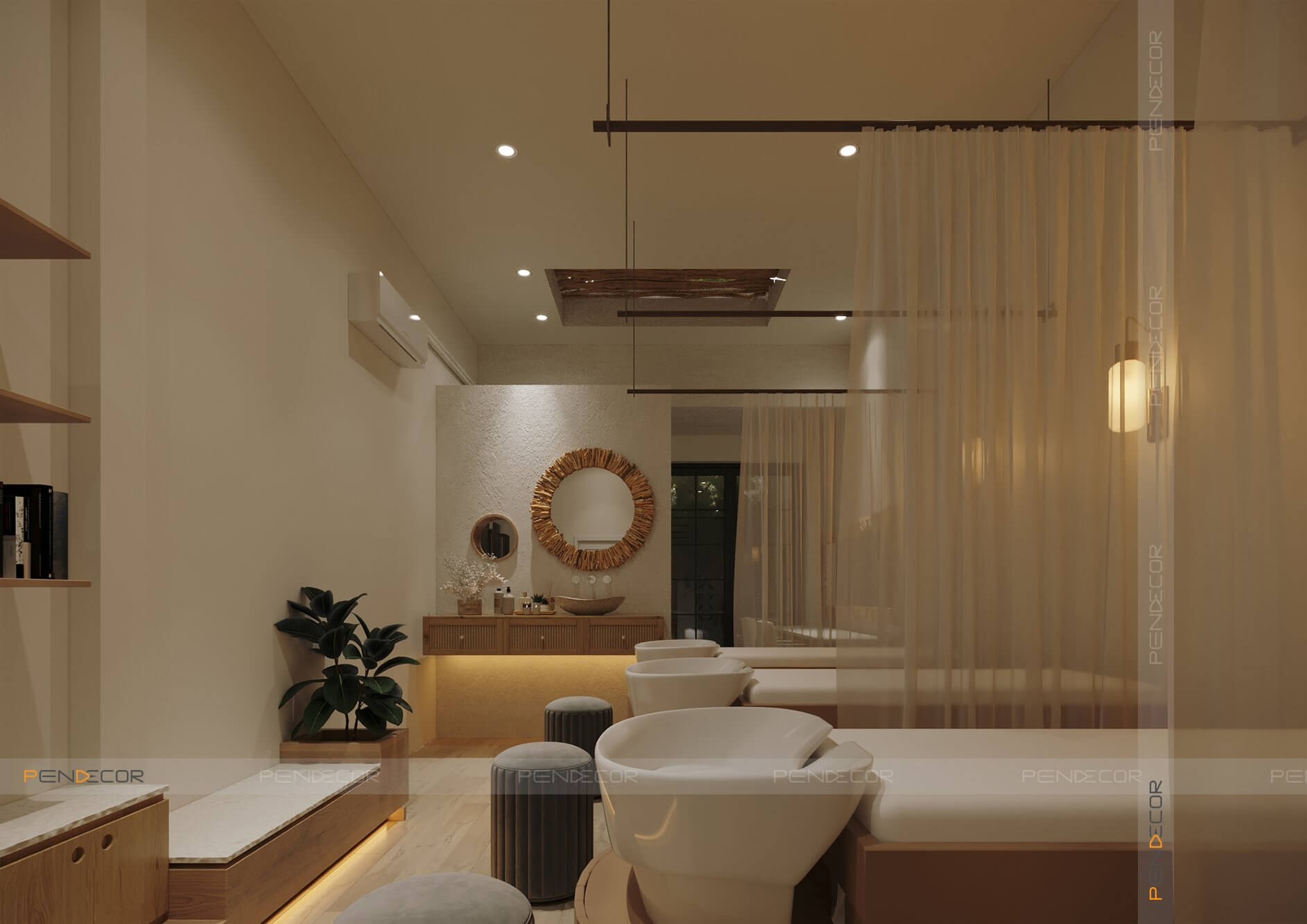 Thiết Kế Spa Gội Đầu