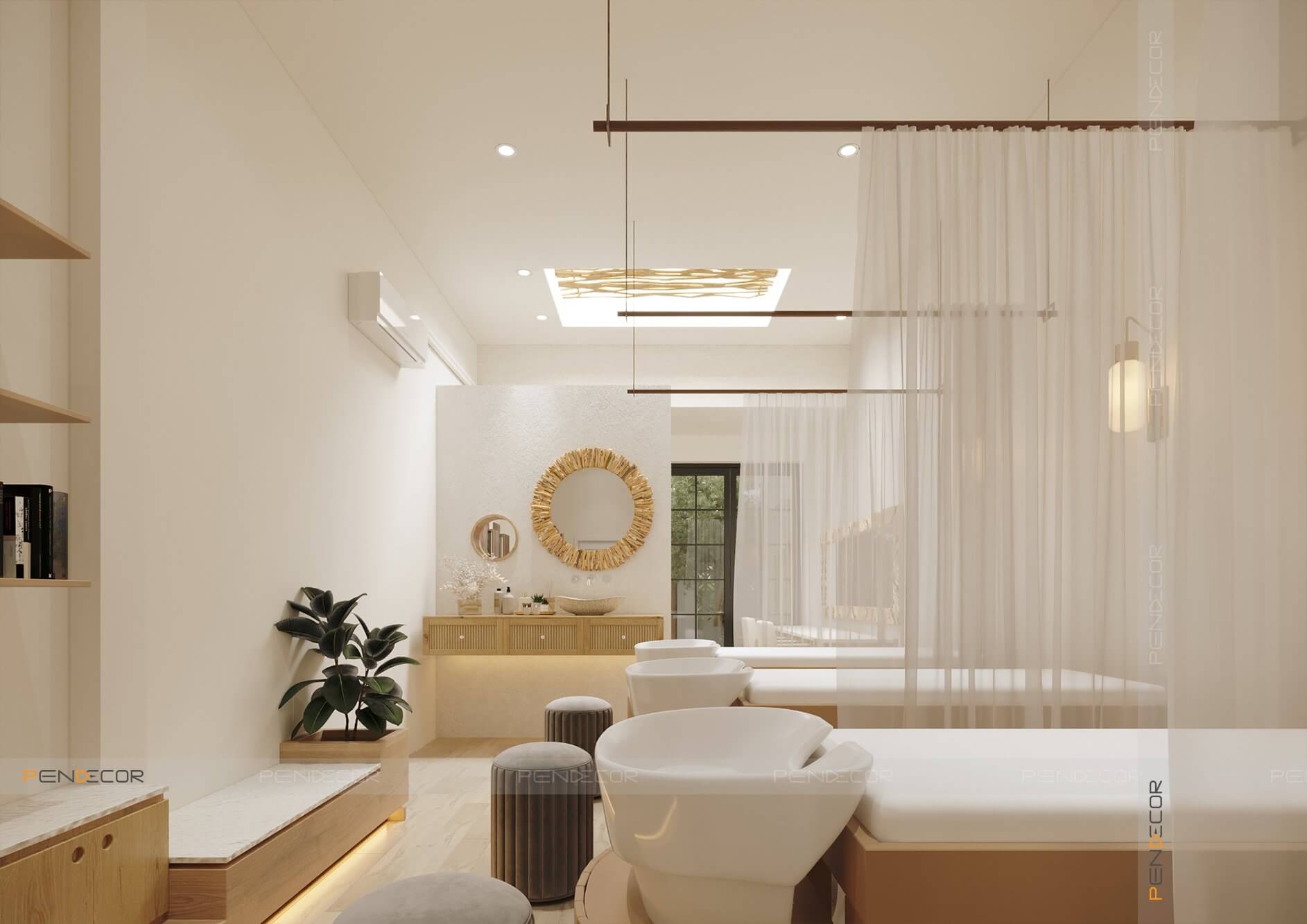 Thiết Kế Spa Gội Đầu