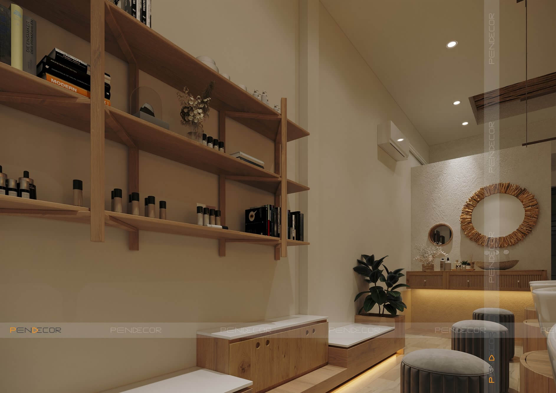 Thiết Kế Spa Gội Đầu