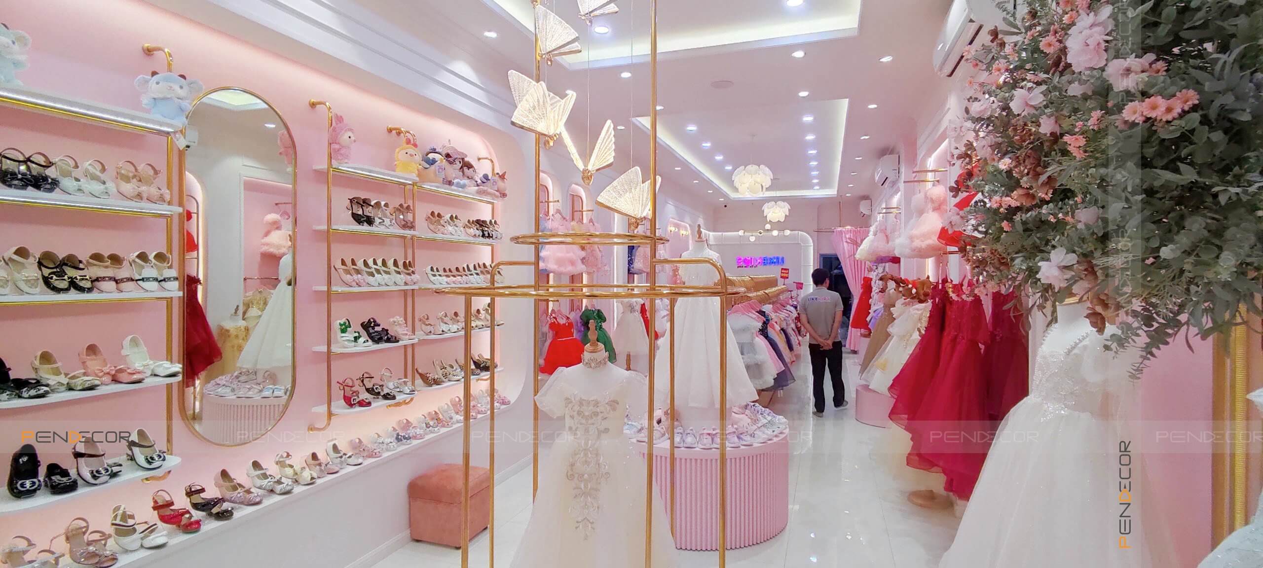 Thi Công Shop Thời Trang Trẻ Em Like Kids