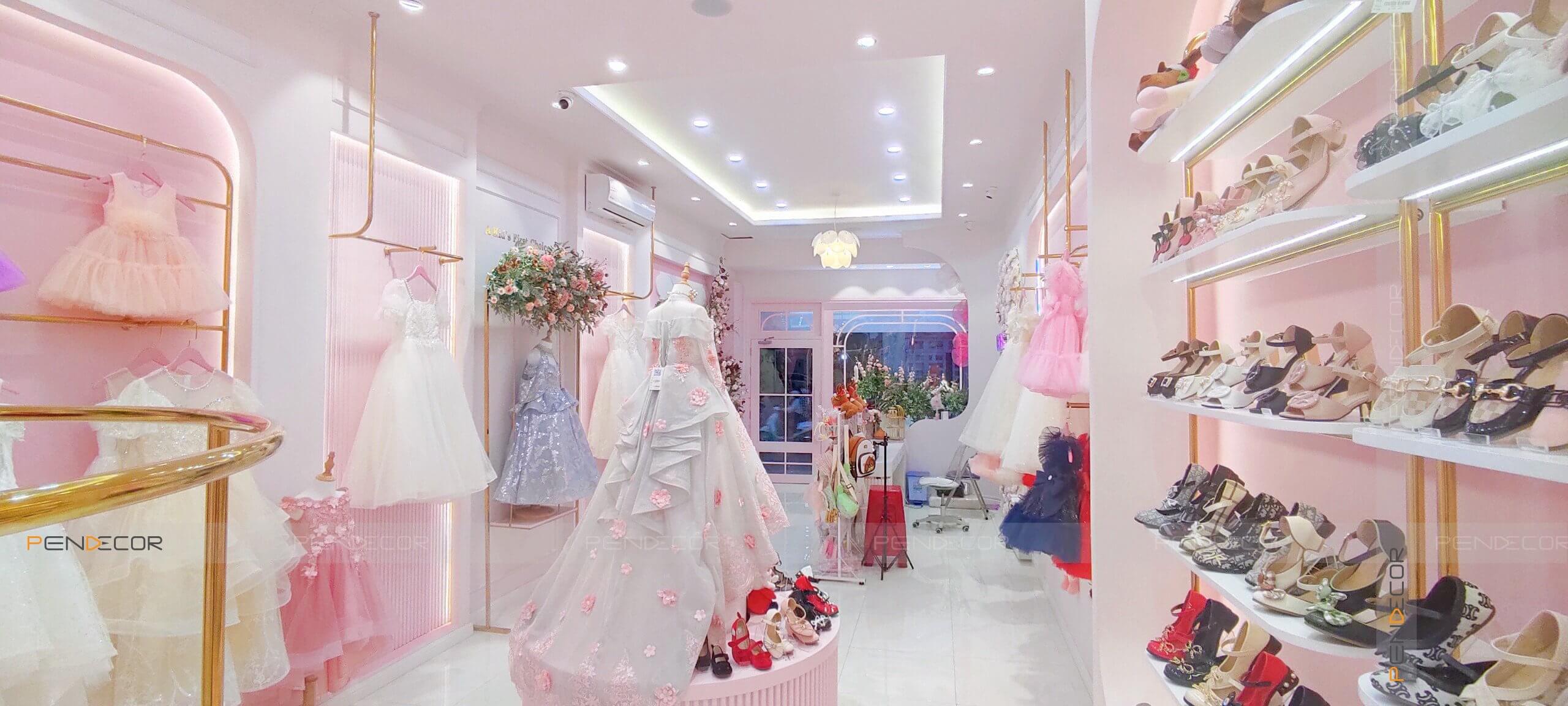 Thi Công Shop Thời Trang Trẻ Em Like Kids