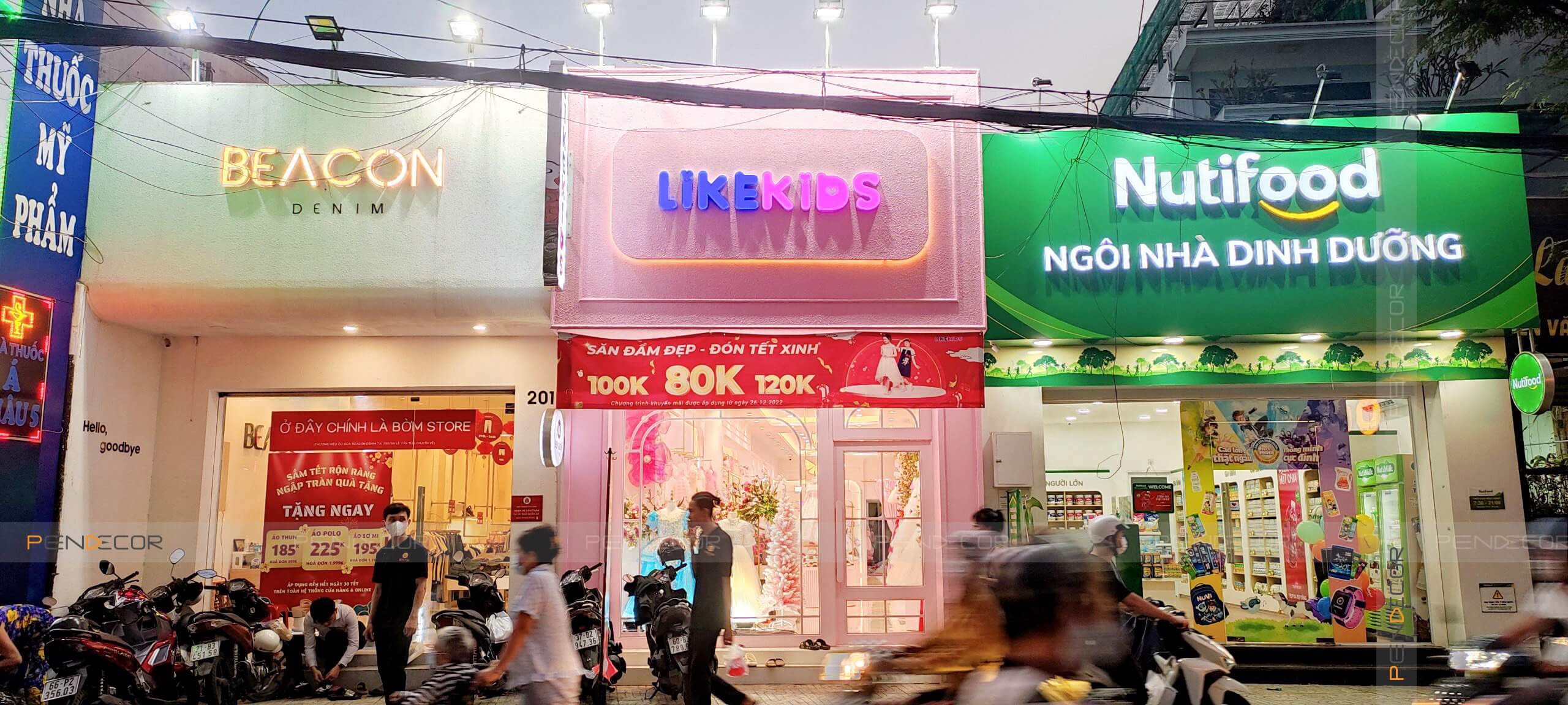 Thi Công Shop Thời Trang Trẻ Em Like Kids